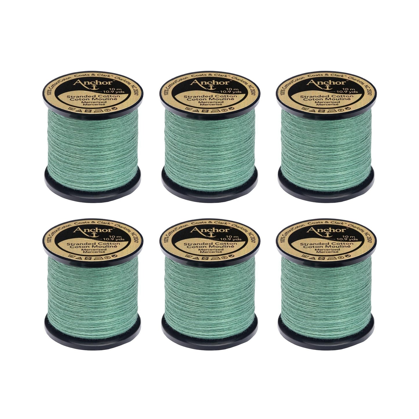 Anchor Spooled Floss 10 Meters (6 Pack) - Clearance shades