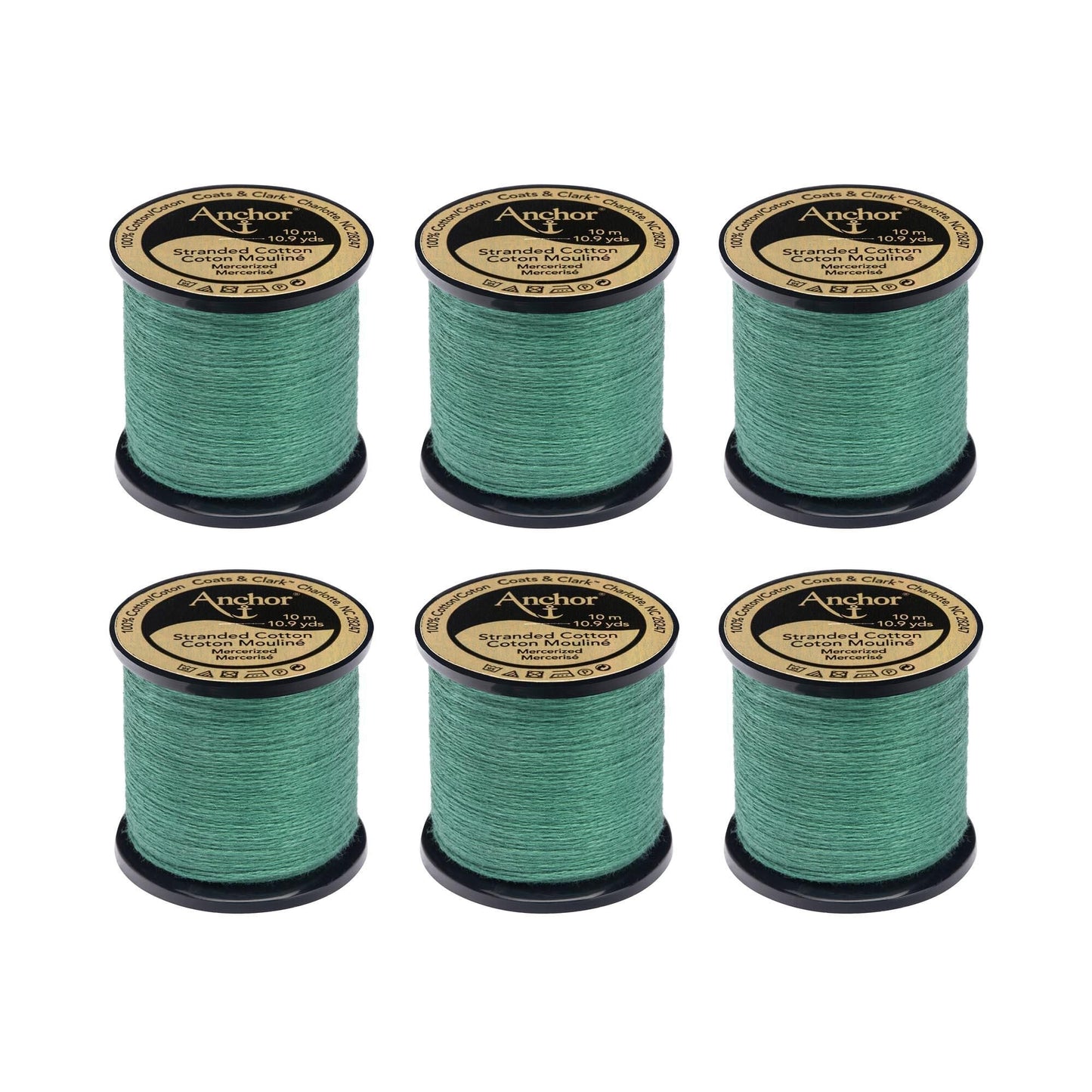 Anchor Spooled Floss 10 Meters (6 Pack) - Clearance shades