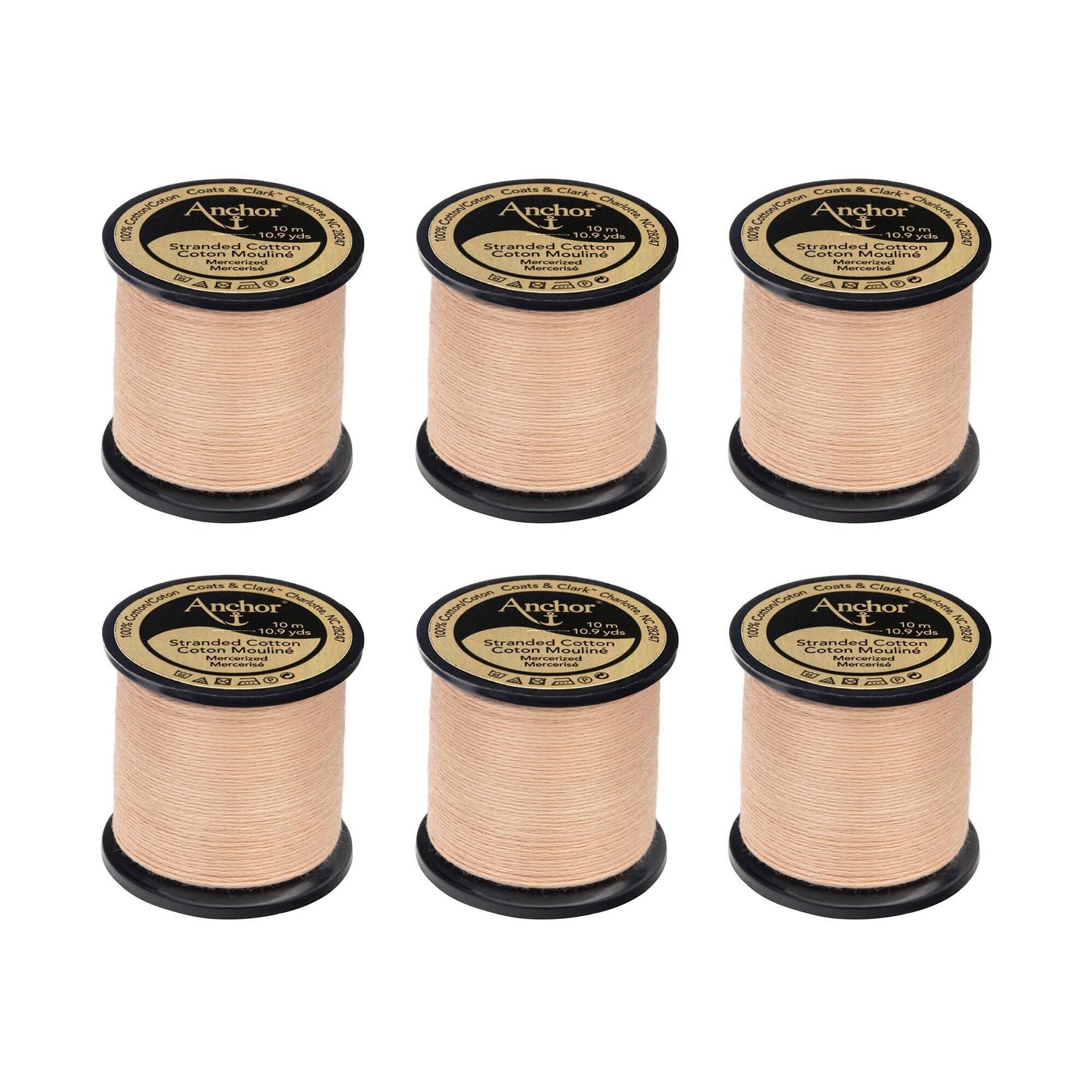 Anchor Spooled Floss 10 Meters (6 Pack) - Clearance shades