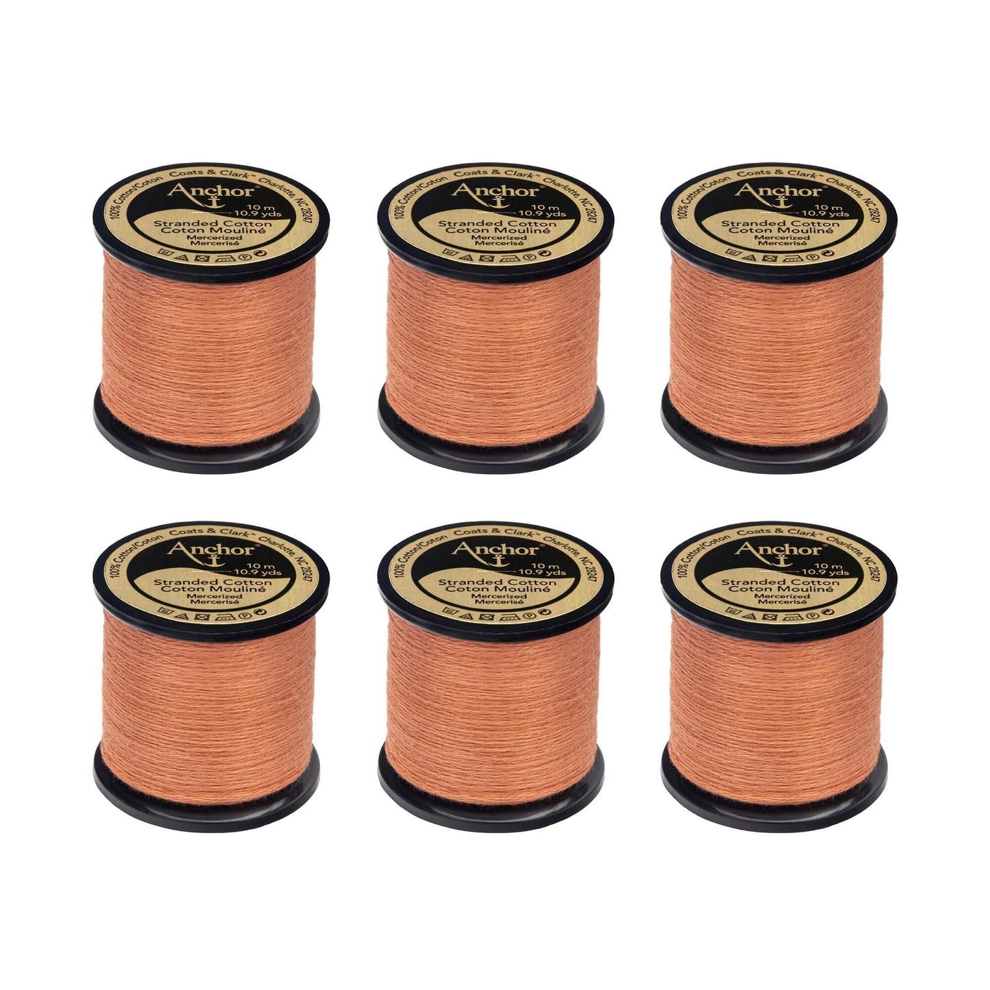 Anchor Spooled Floss 10 Meters (6 Pack) - Clearance shades