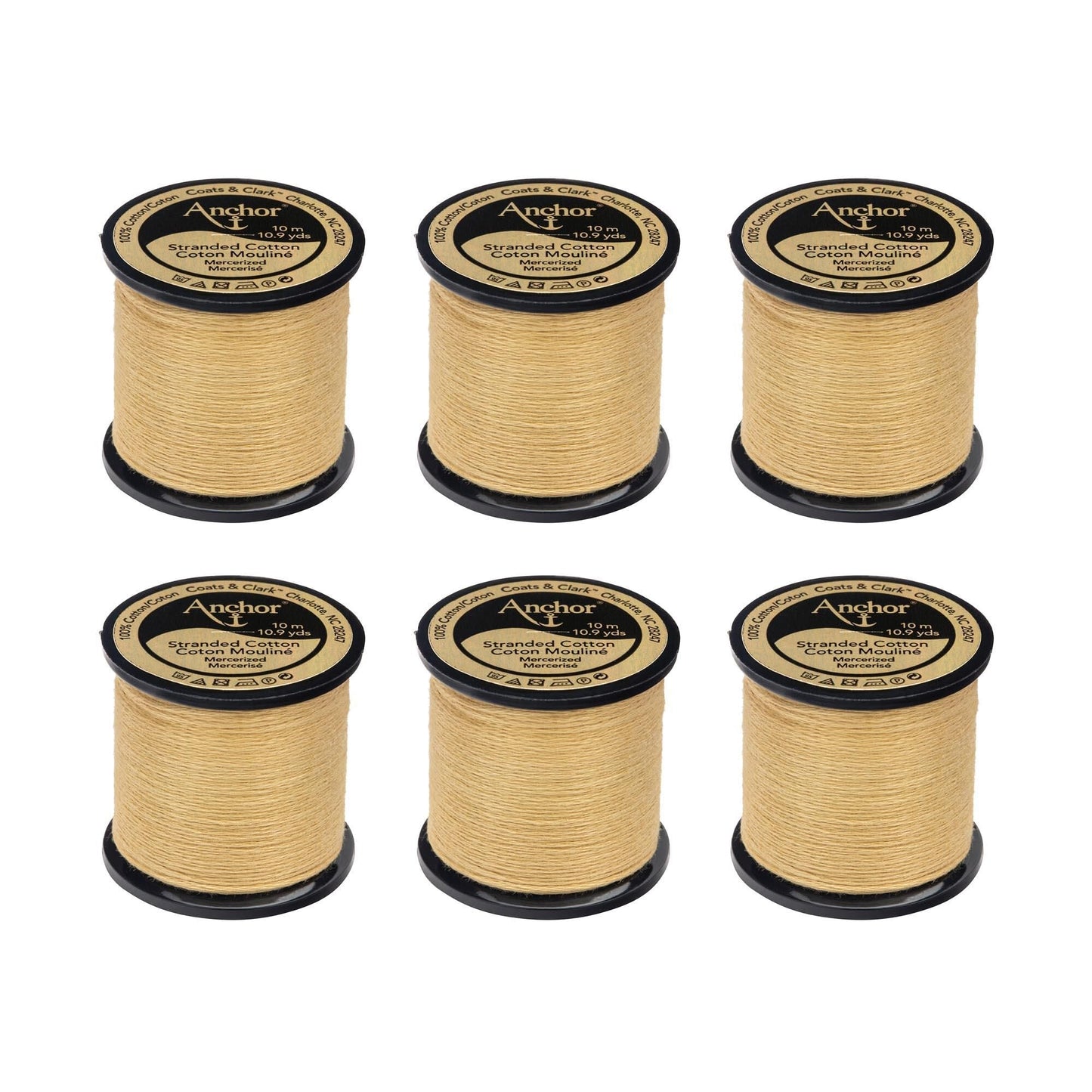 Anchor Spooled Floss 10 Meters (6 Pack) - Clearance shades