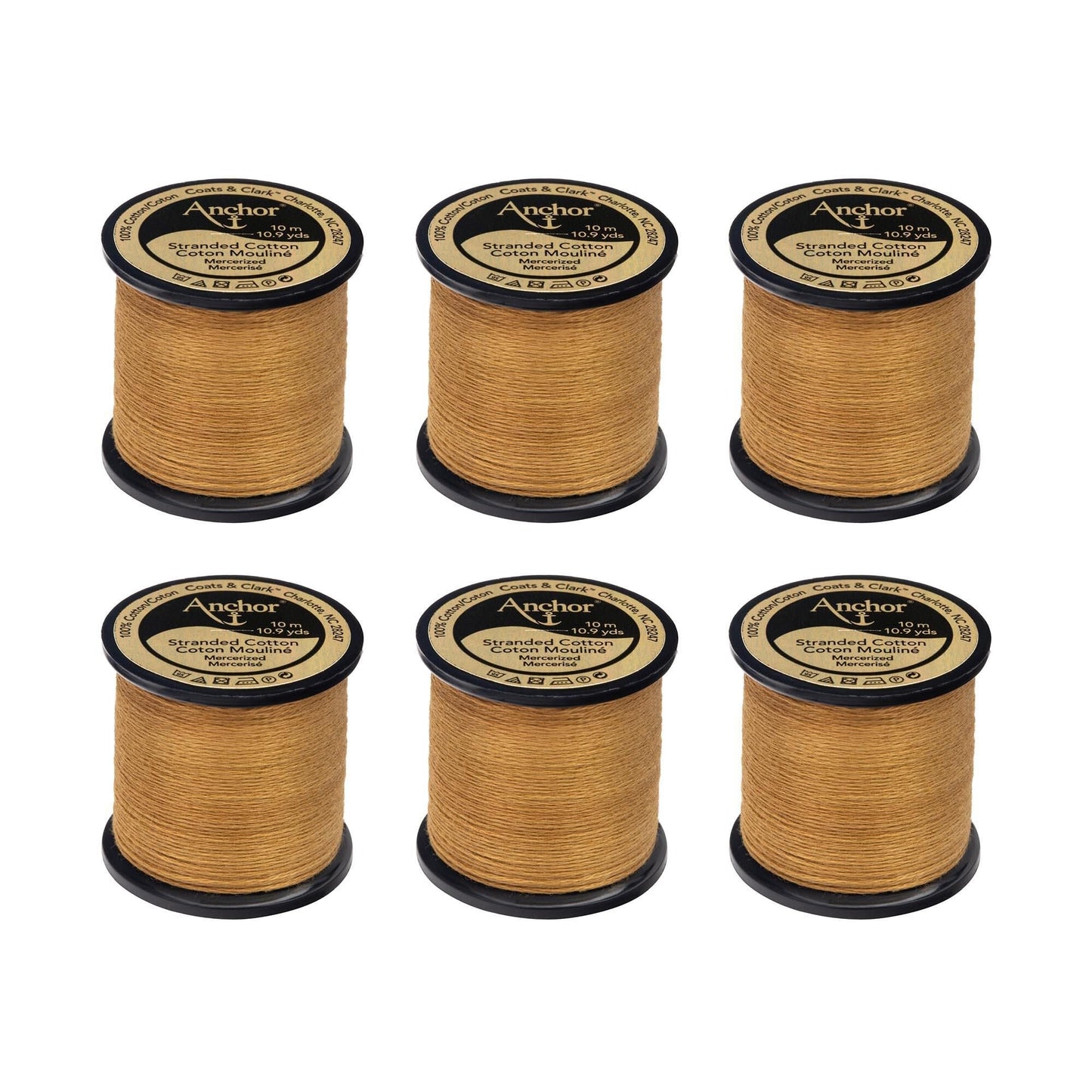 Anchor Spooled Floss 10 Meters (6 Pack) - Clearance shades