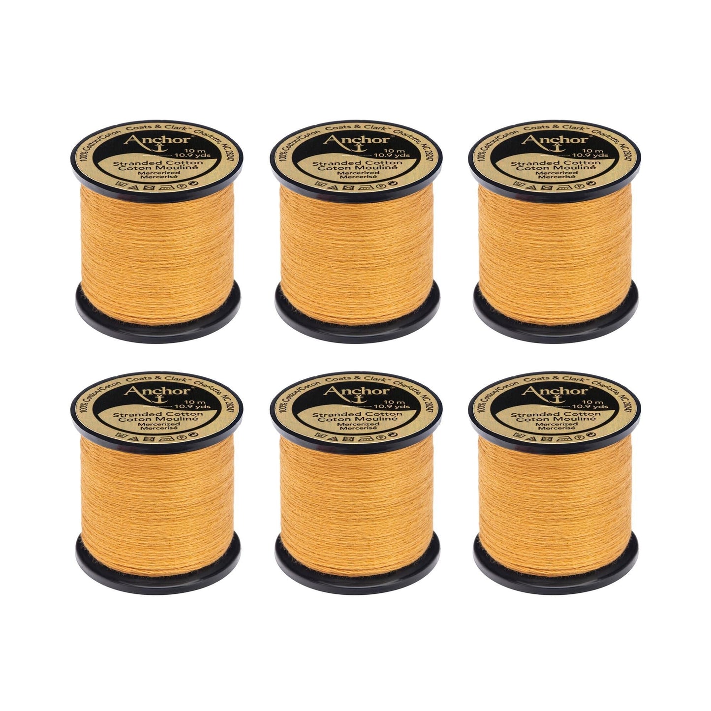 Anchor Spooled Floss 10 Meters (6 Pack) - Clearance shades