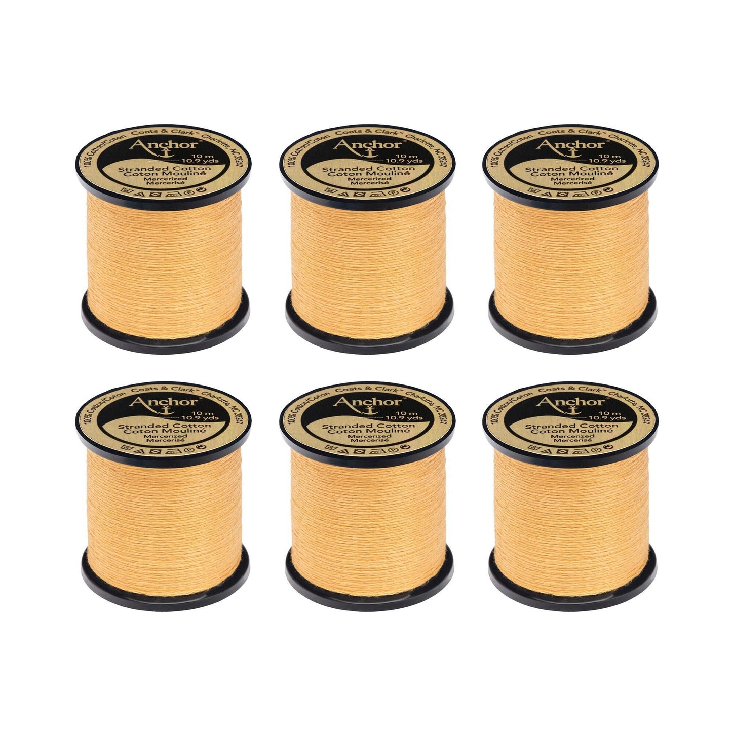 Anchor Spooled Floss 10 Meters (6 Pack) - Clearance shades