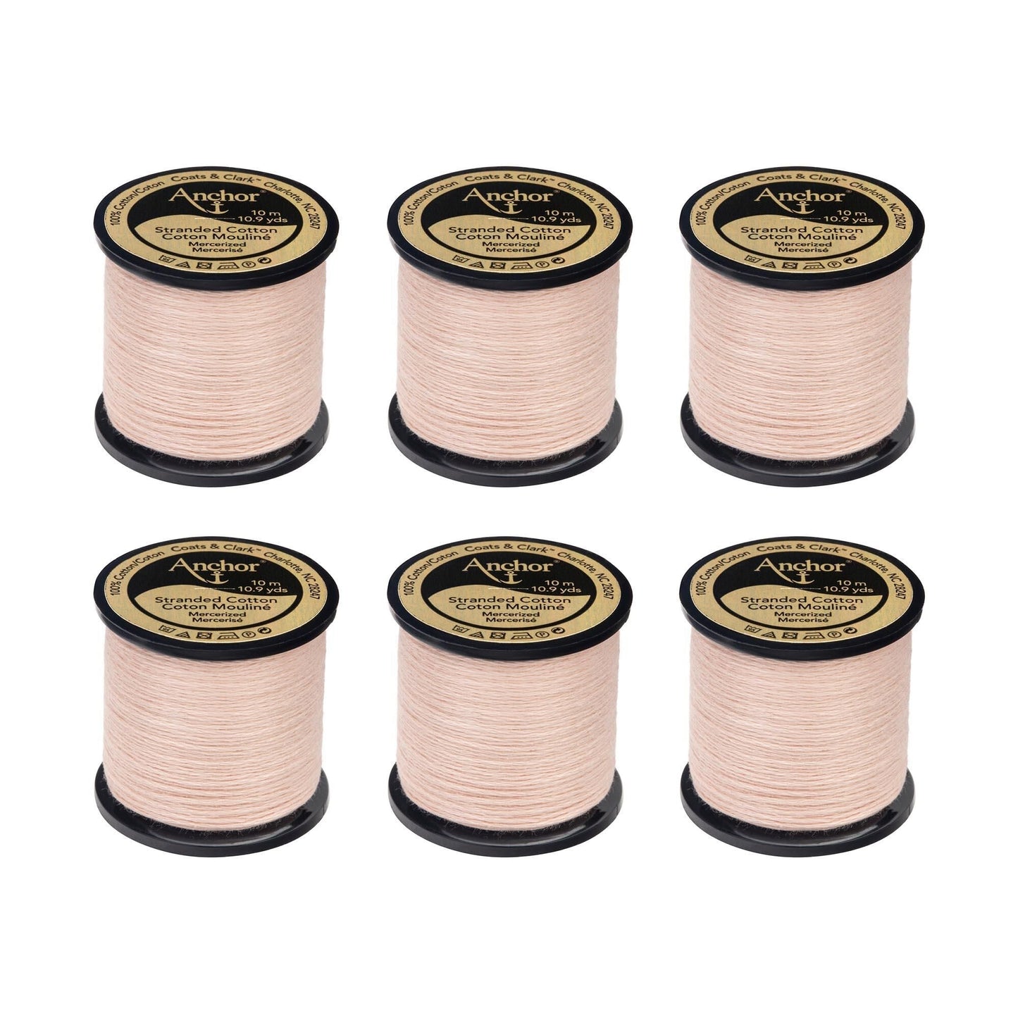 Anchor Spooled Floss 10 Meters (6 Pack) - Clearance shades