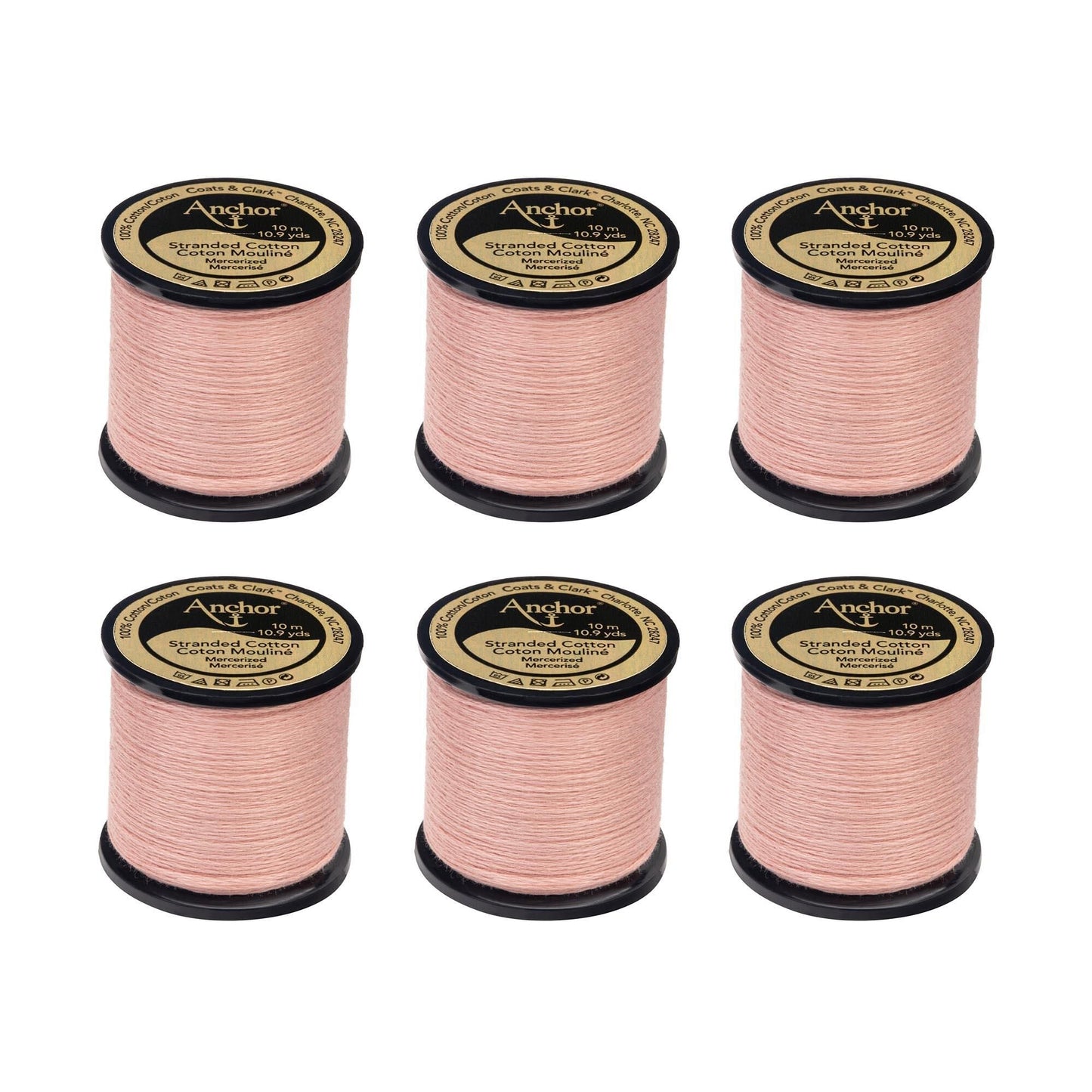 Anchor Spooled Floss 10 Meters (6 Pack) - Clearance shades