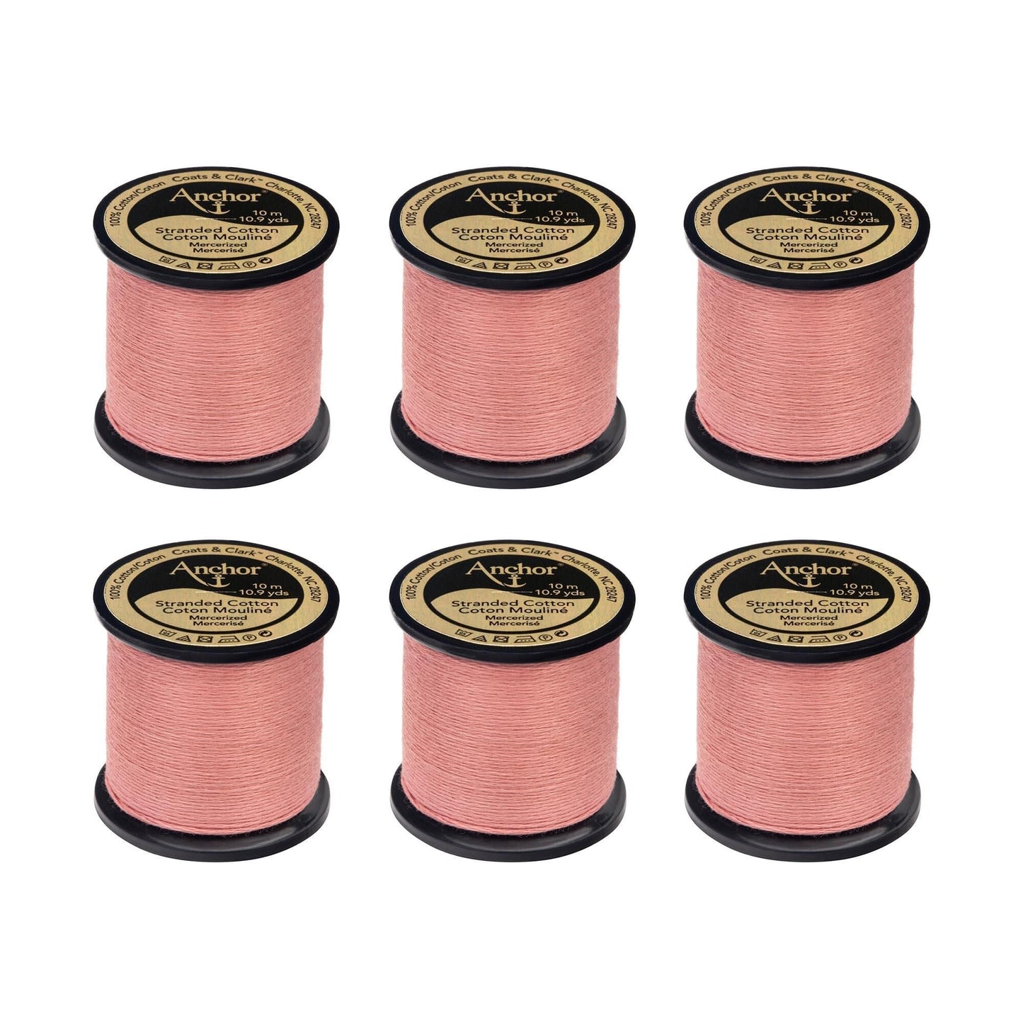 Anchor Spooled Floss 10 Meters (6 Pack) - Clearance shades