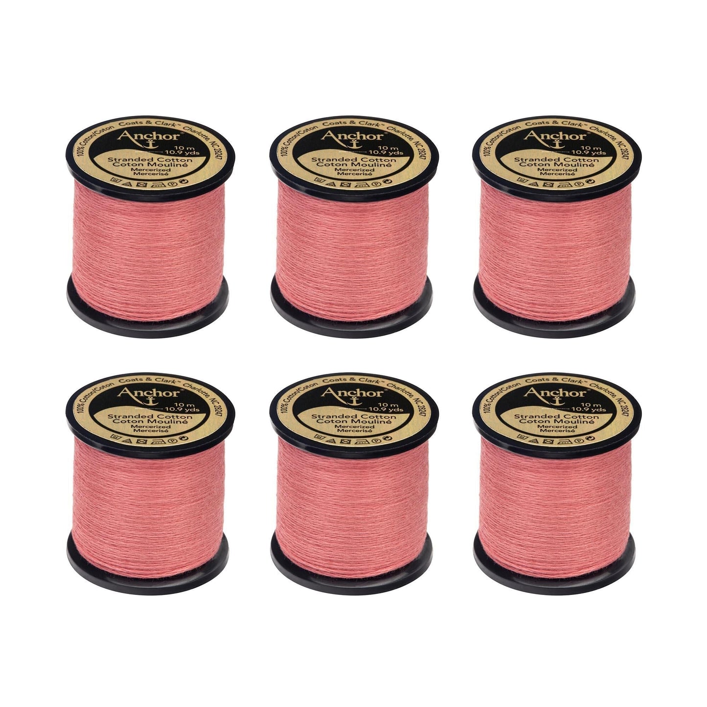 Anchor Spooled Floss 10 Meters (6 Pack) - Clearance shades