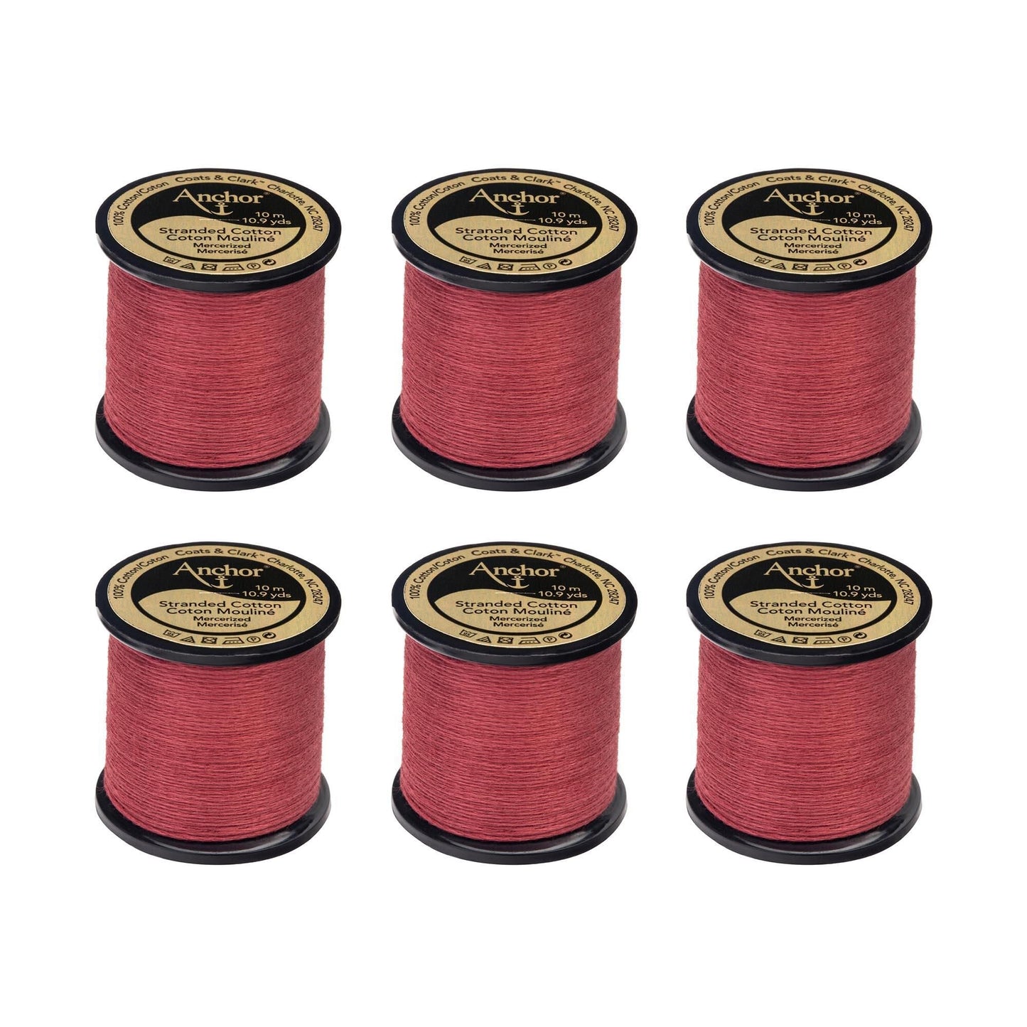 Anchor Spooled Floss 10 Meters (6 Pack) - Clearance shades