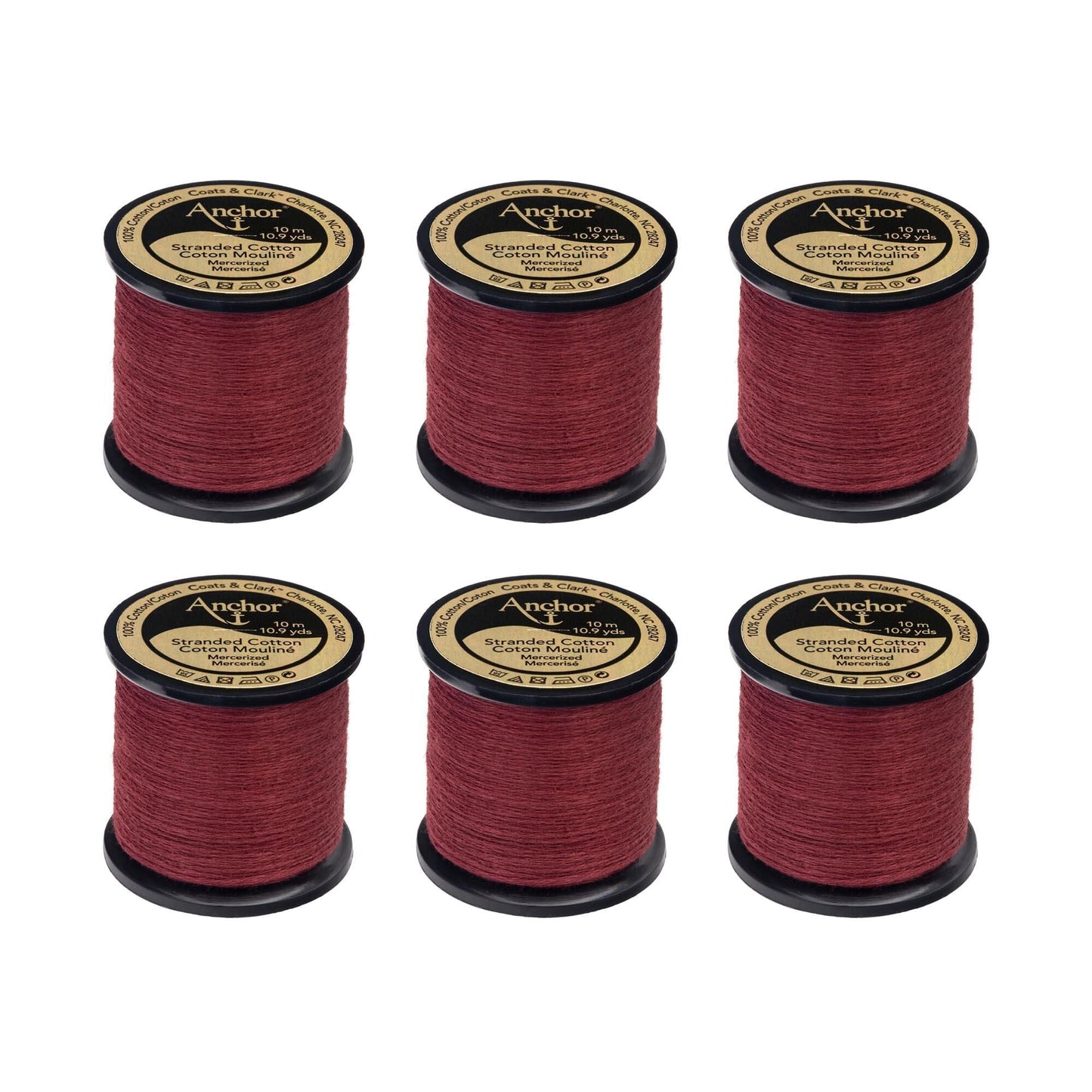 Anchor Spooled Floss 10 Meters (6 Pack) - Clearance shades