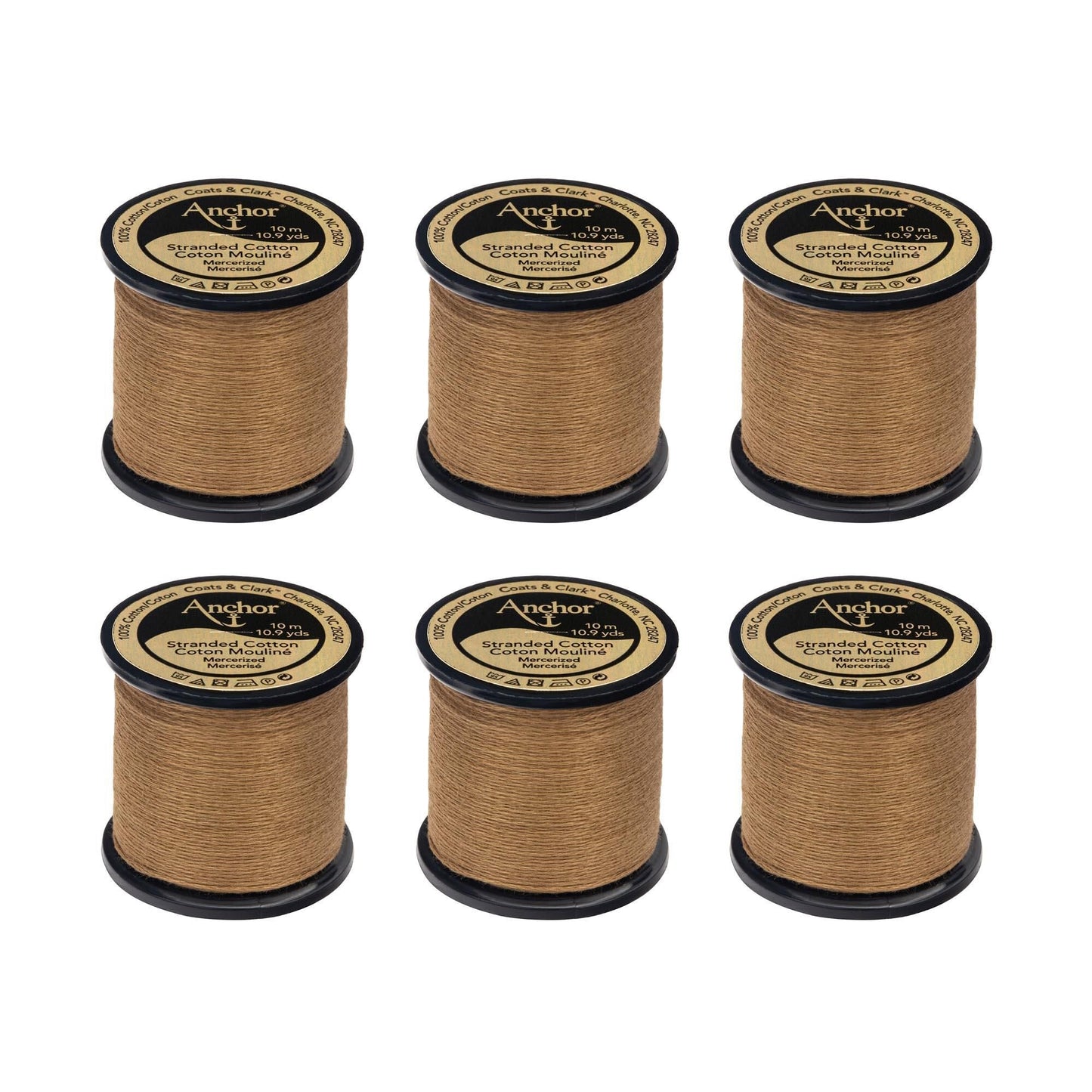 Anchor Spooled Floss 10 Meters (6 Pack) - Clearance shades
