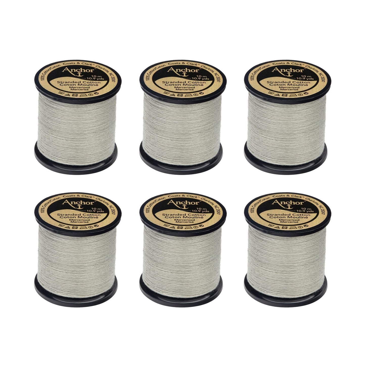 Anchor Spooled Floss 10 Meters (6 Pack) - Clearance shades