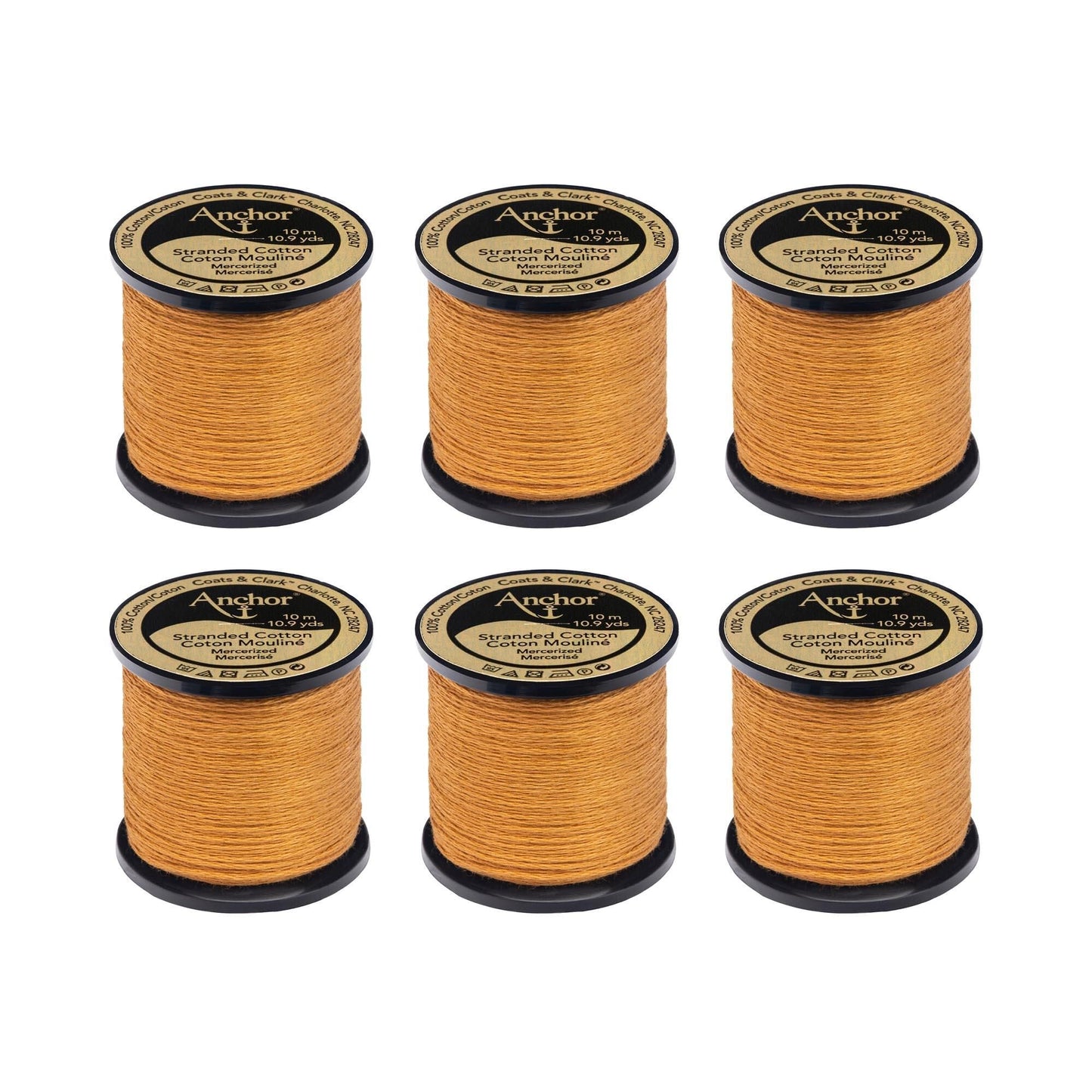 Anchor Spooled Floss 10 Meters (6 Pack) - Clearance shades