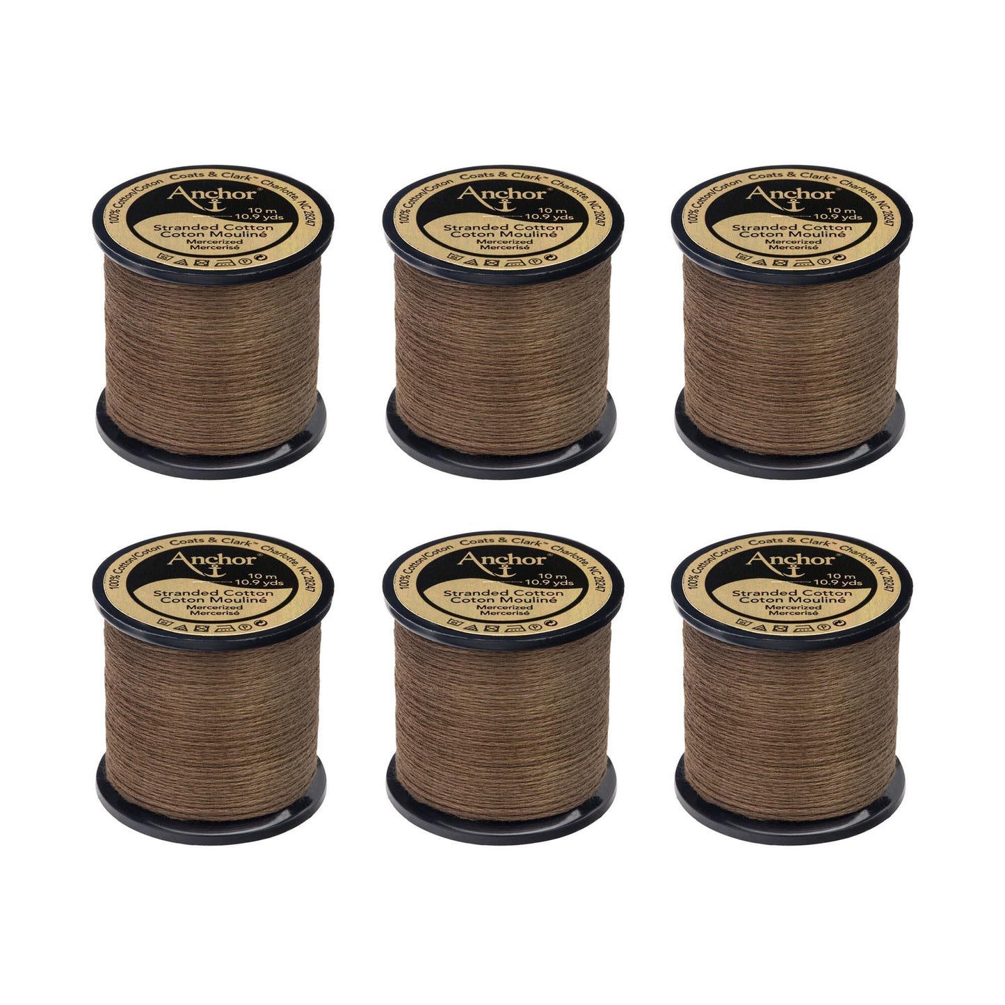 Anchor Spooled Floss 10 Meters (6 Pack) - Clearance shades