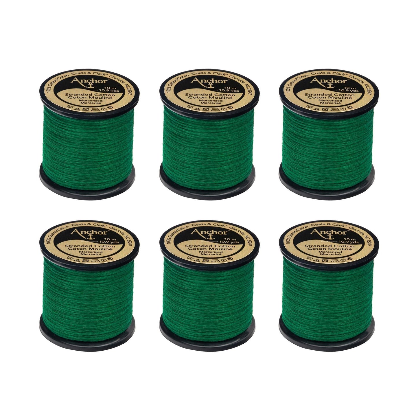 Anchor Spooled Floss 10 Meters (6 Pack) - Clearance shades
