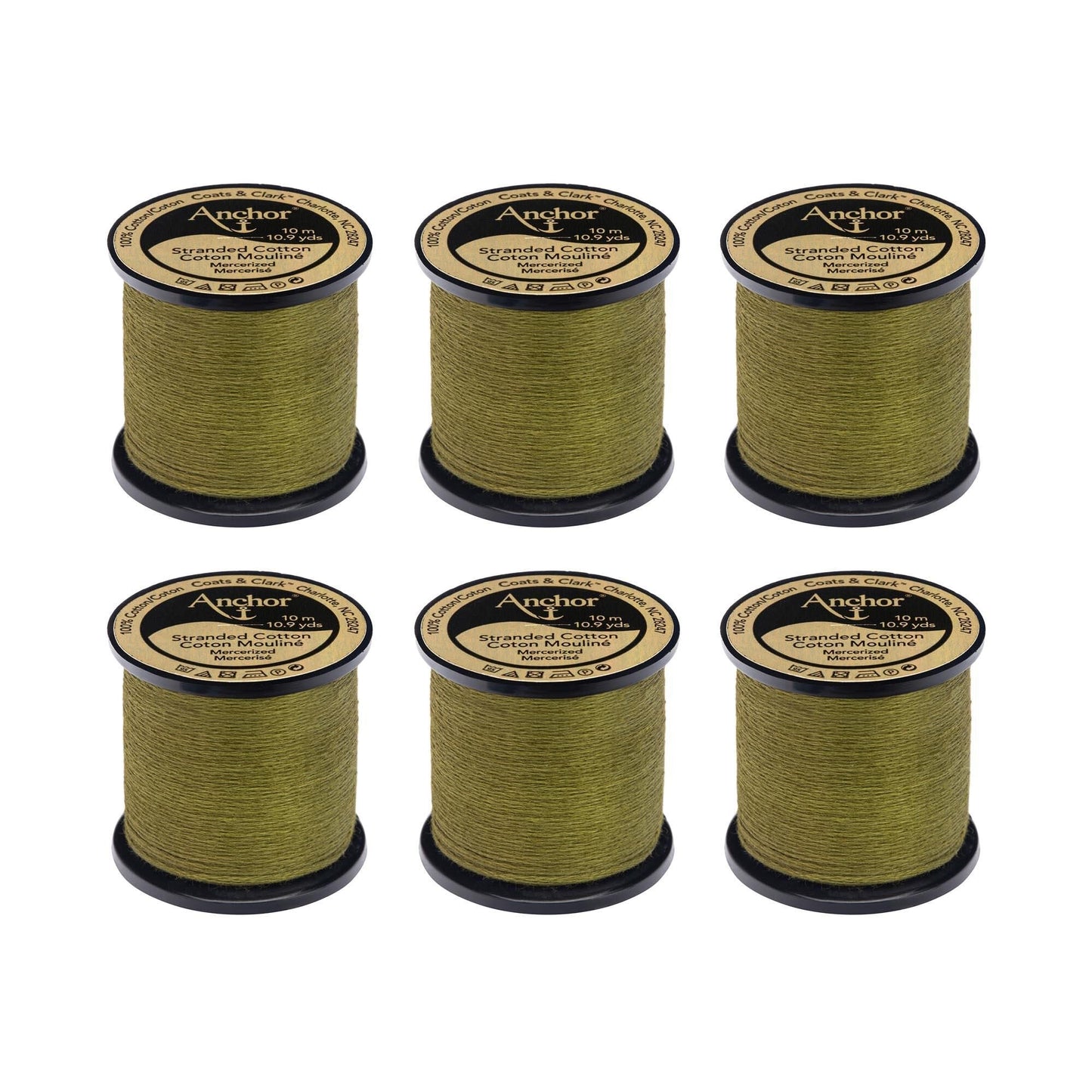 Anchor Spooled Floss 10 Meters (6 Pack) - Clearance shades