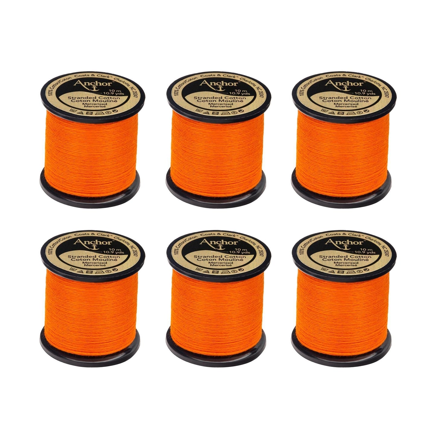 Anchor Spooled Floss 10 Meters (6 Pack) - Clearance shades