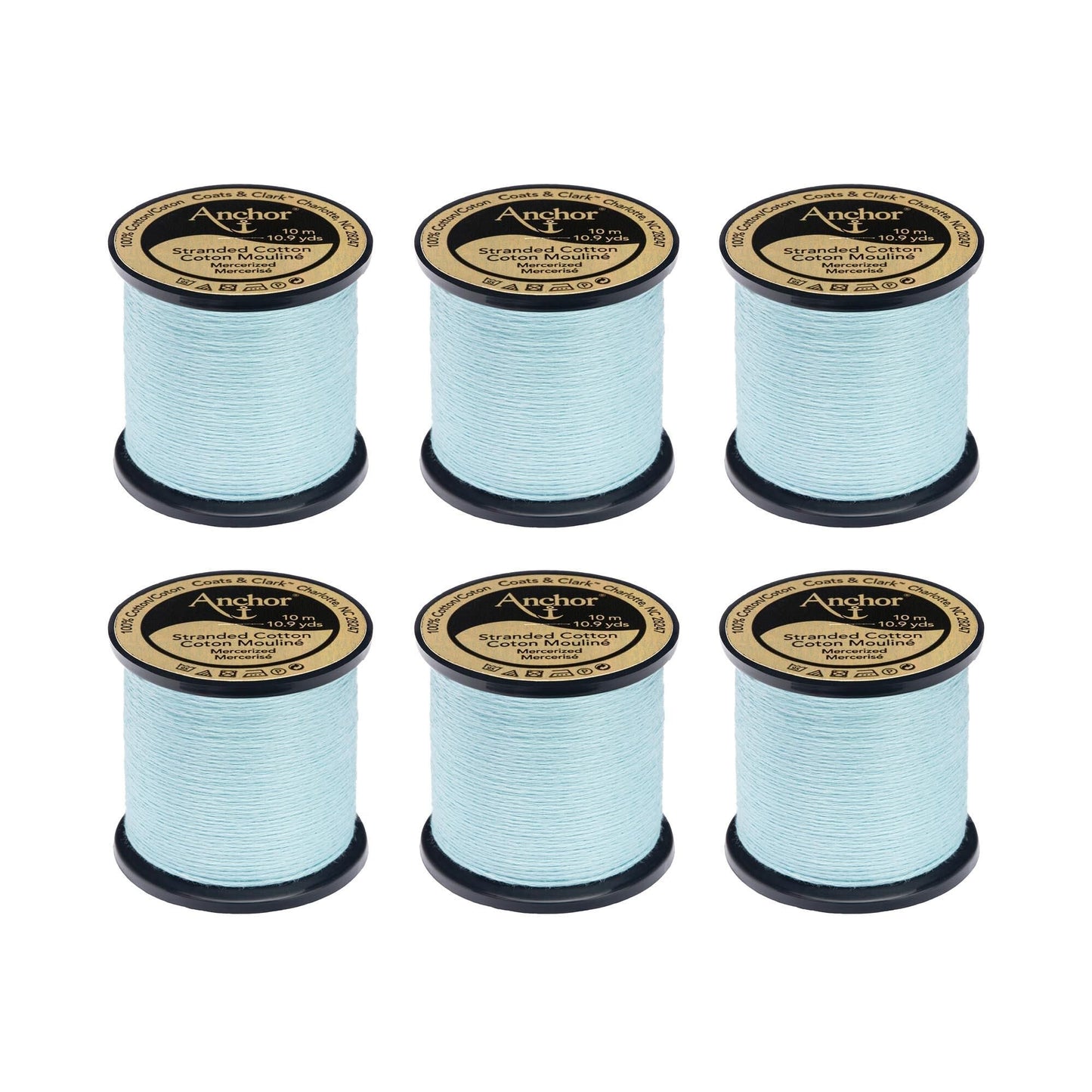 Anchor Spooled Floss 10 Meters (6 Pack) - Clearance shades