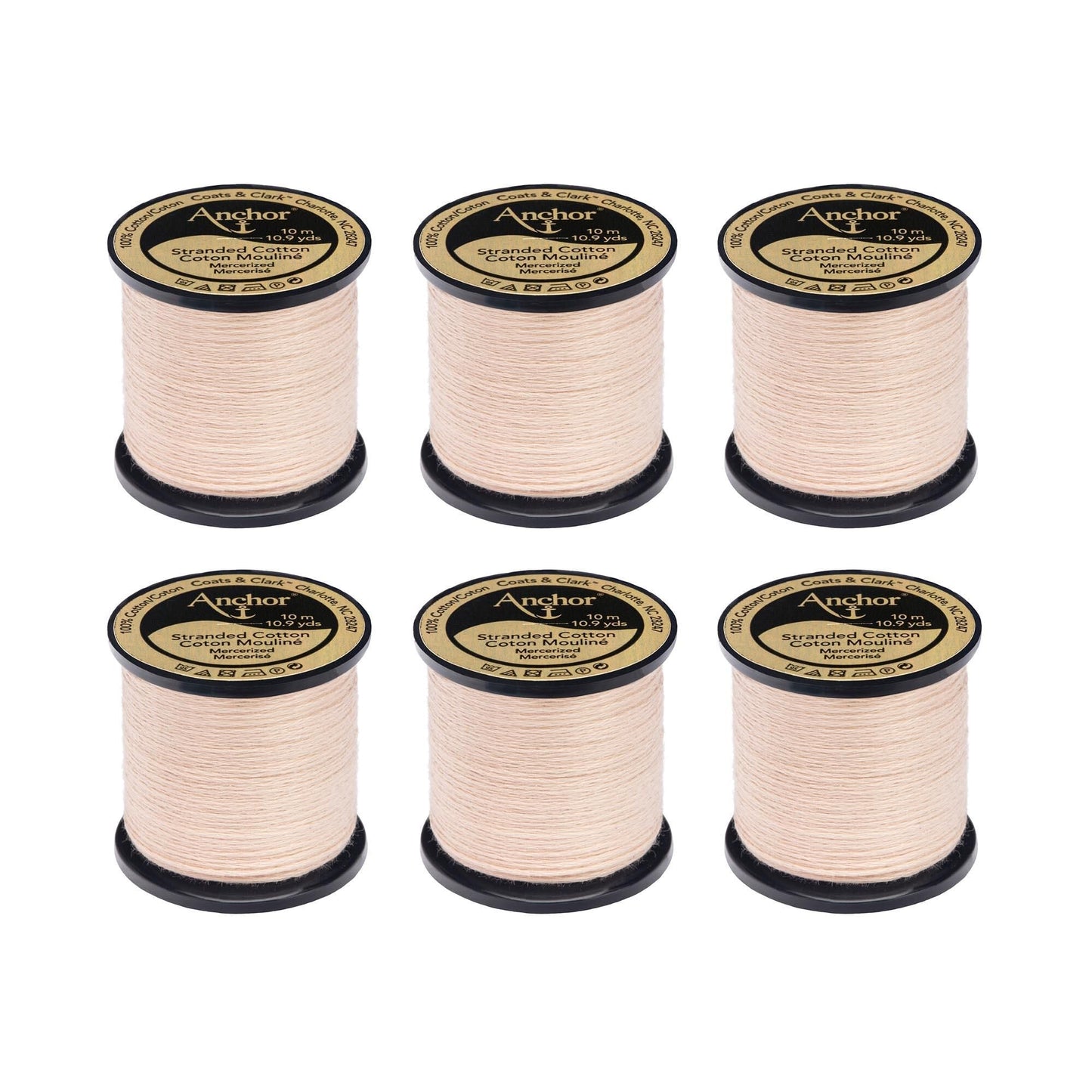 Anchor Spooled Floss 10 Meters (6 Pack) - Clearance shades