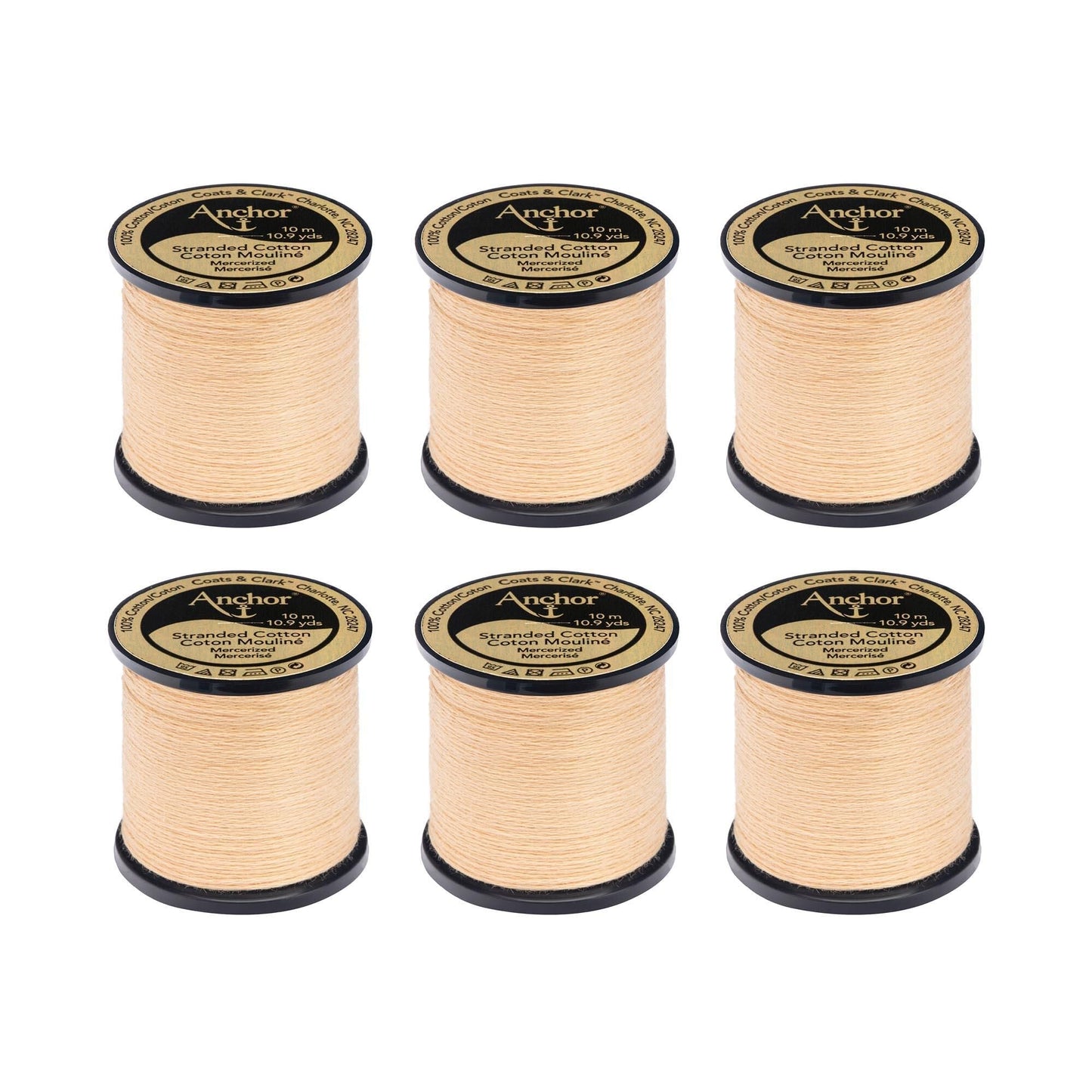 Anchor Spooled Floss 10 Meters (6 Pack) - Clearance shades