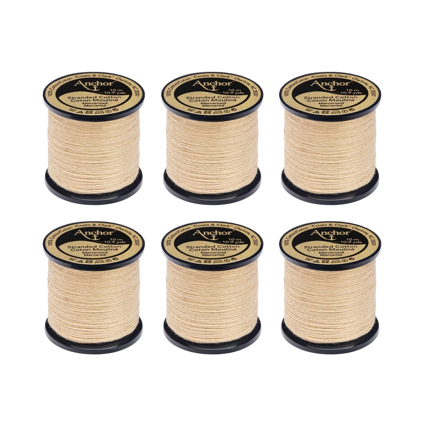 Anchor Spooled Floss 10 Meters (6 Pack) - Clearance shades