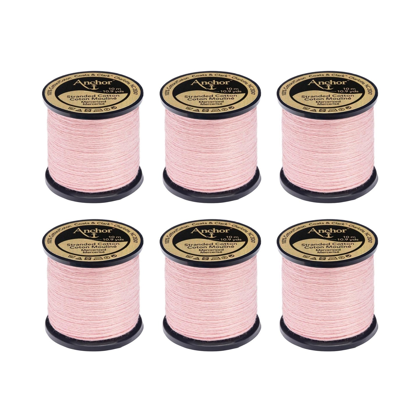 Anchor Spooled Floss 10 Meters (6 Pack) - Clearance shades