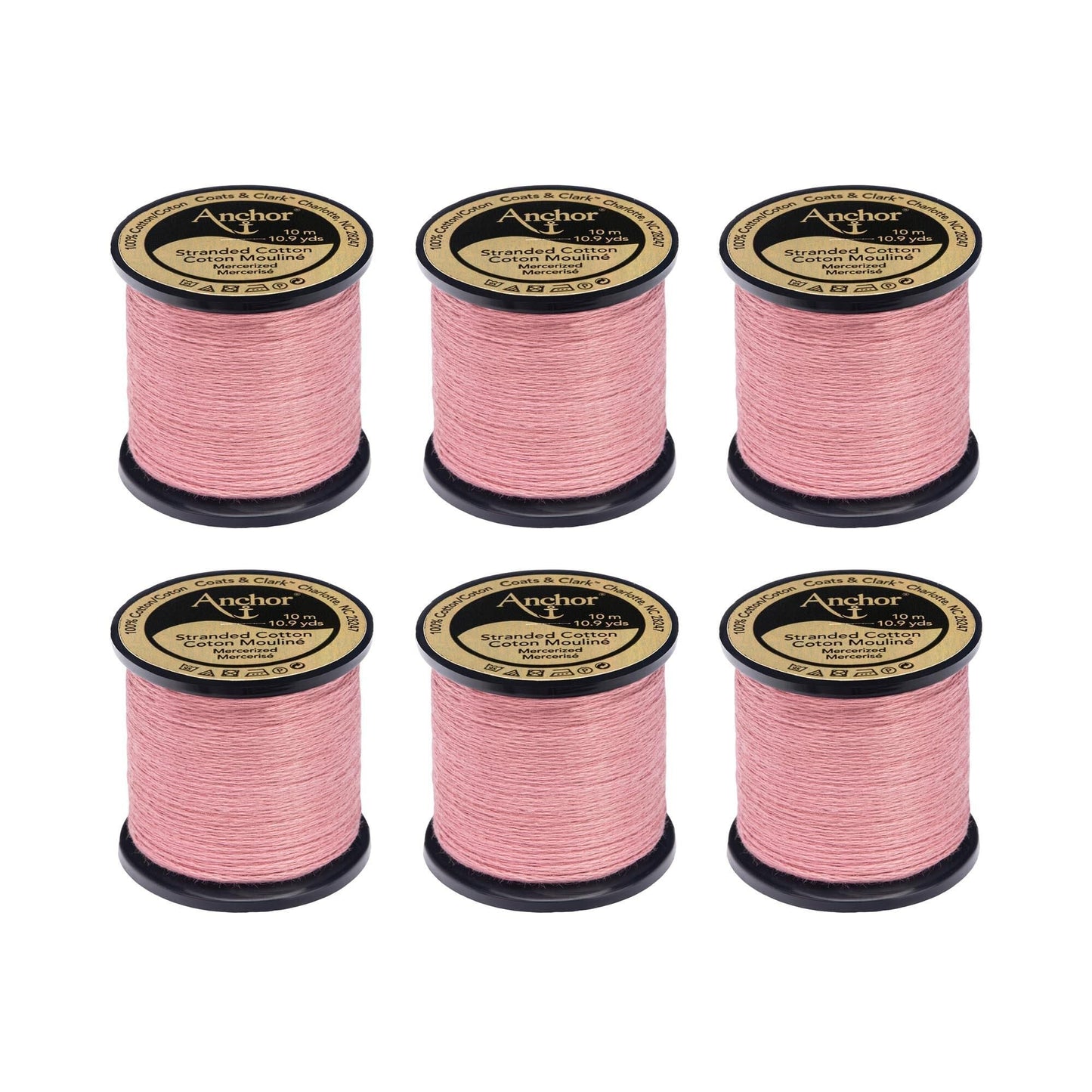 Anchor Spooled Floss 10 Meters (6 Pack) - Clearance shades
