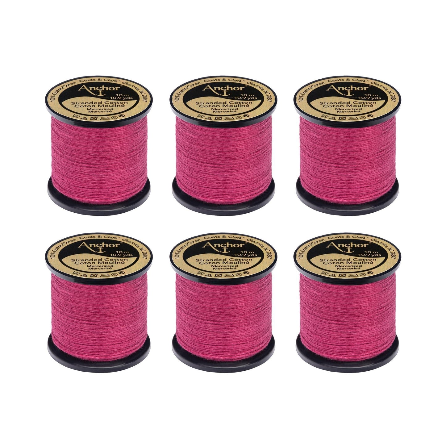 Anchor Spooled Floss 10 Meters (6 Pack) - Clearance shades
