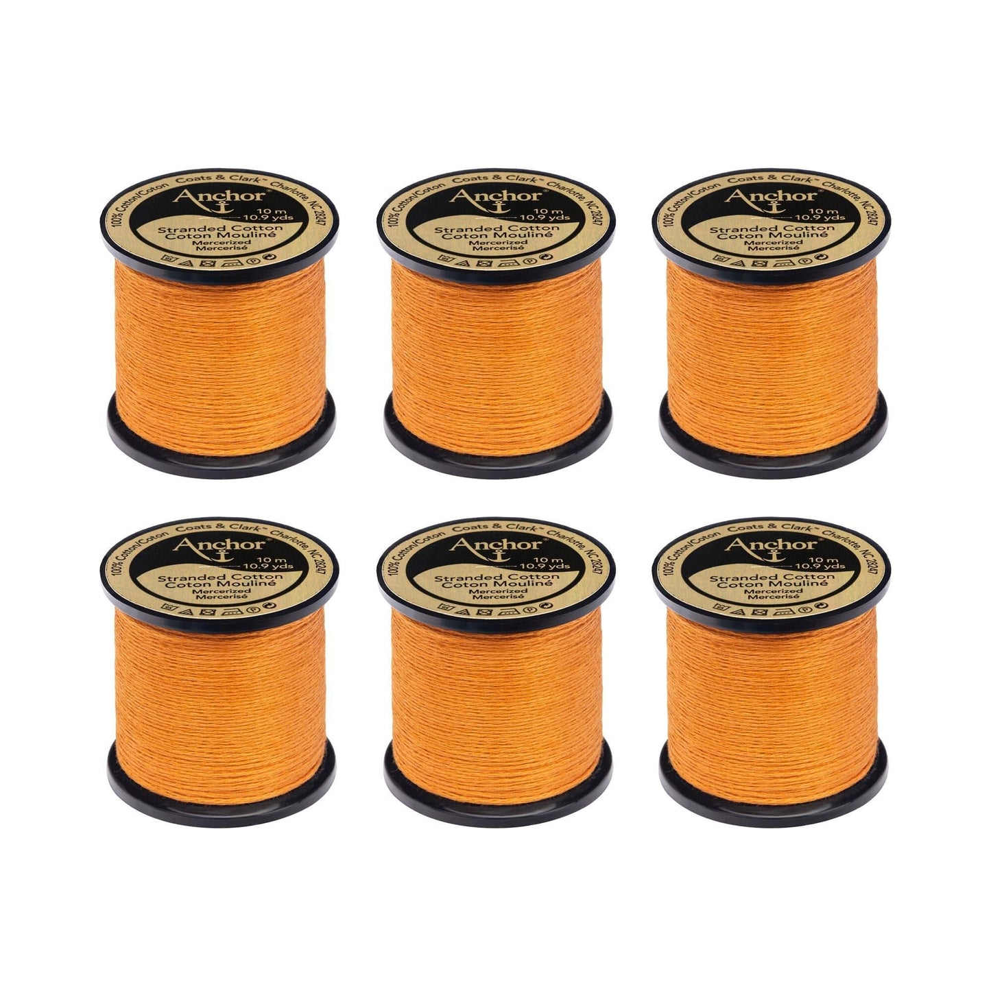 Anchor Spooled Floss 10 Meters (6 Pack) - Clearance shades