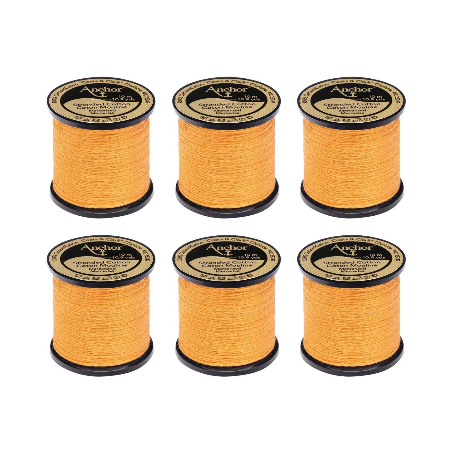Anchor Spooled Floss 10 Meters (6 Pack) - Clearance shades