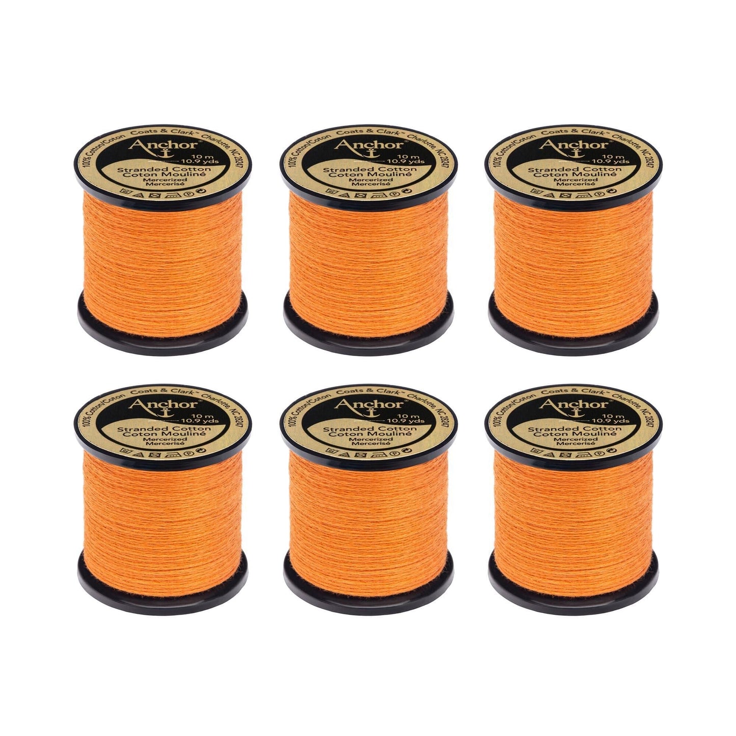 Anchor Spooled Floss 10 Meters (6 Pack) - Clearance shades
