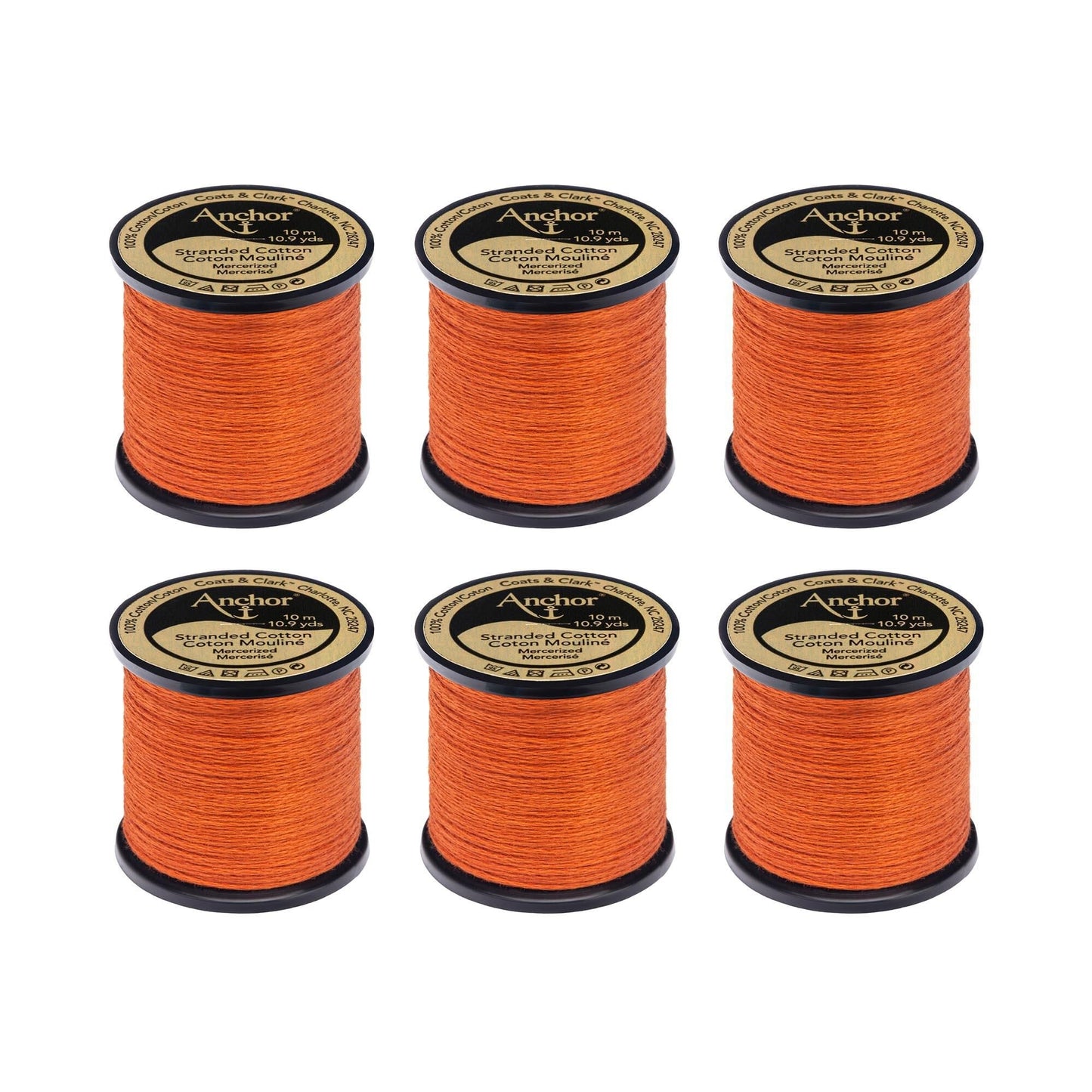 Anchor Spooled Floss 10 Meters (6 Pack) - Clearance shades