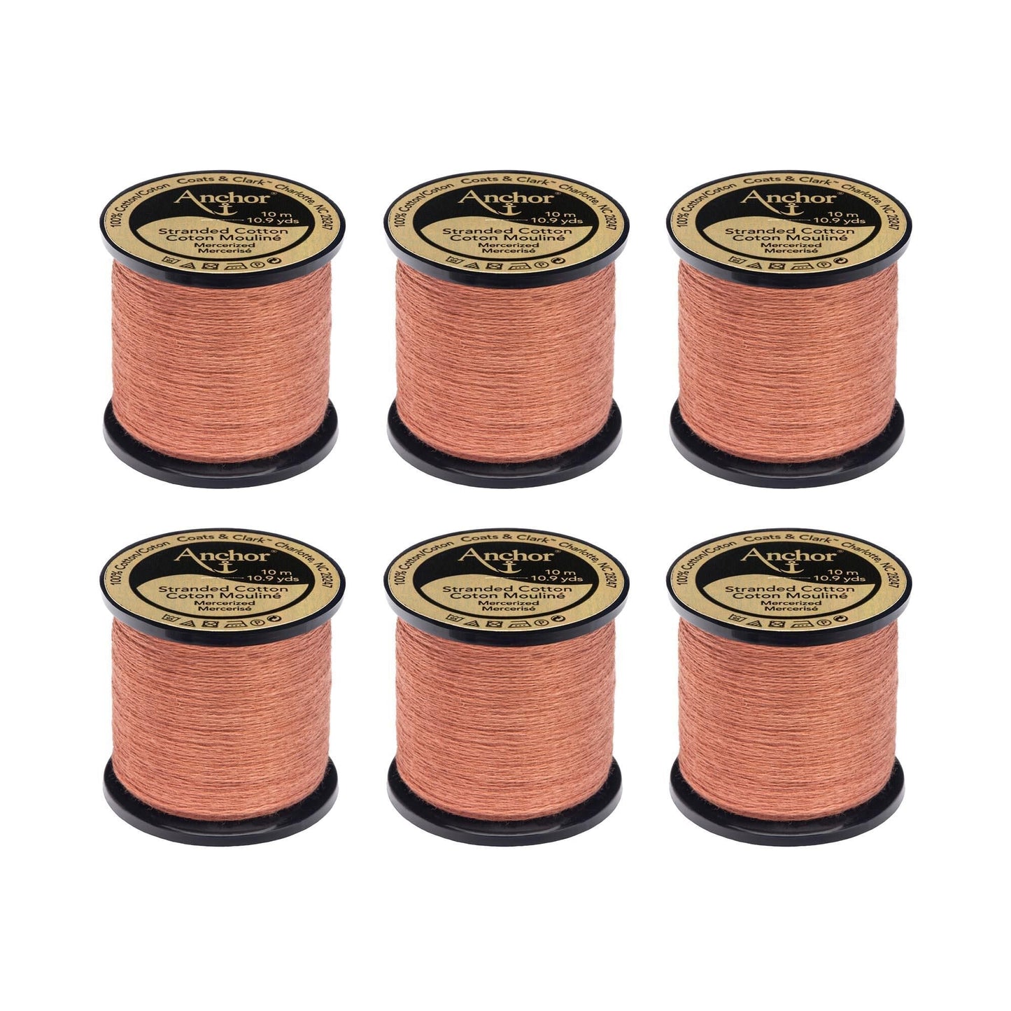 Anchor Spooled Floss 10 Meters (6 Pack) - Clearance shades