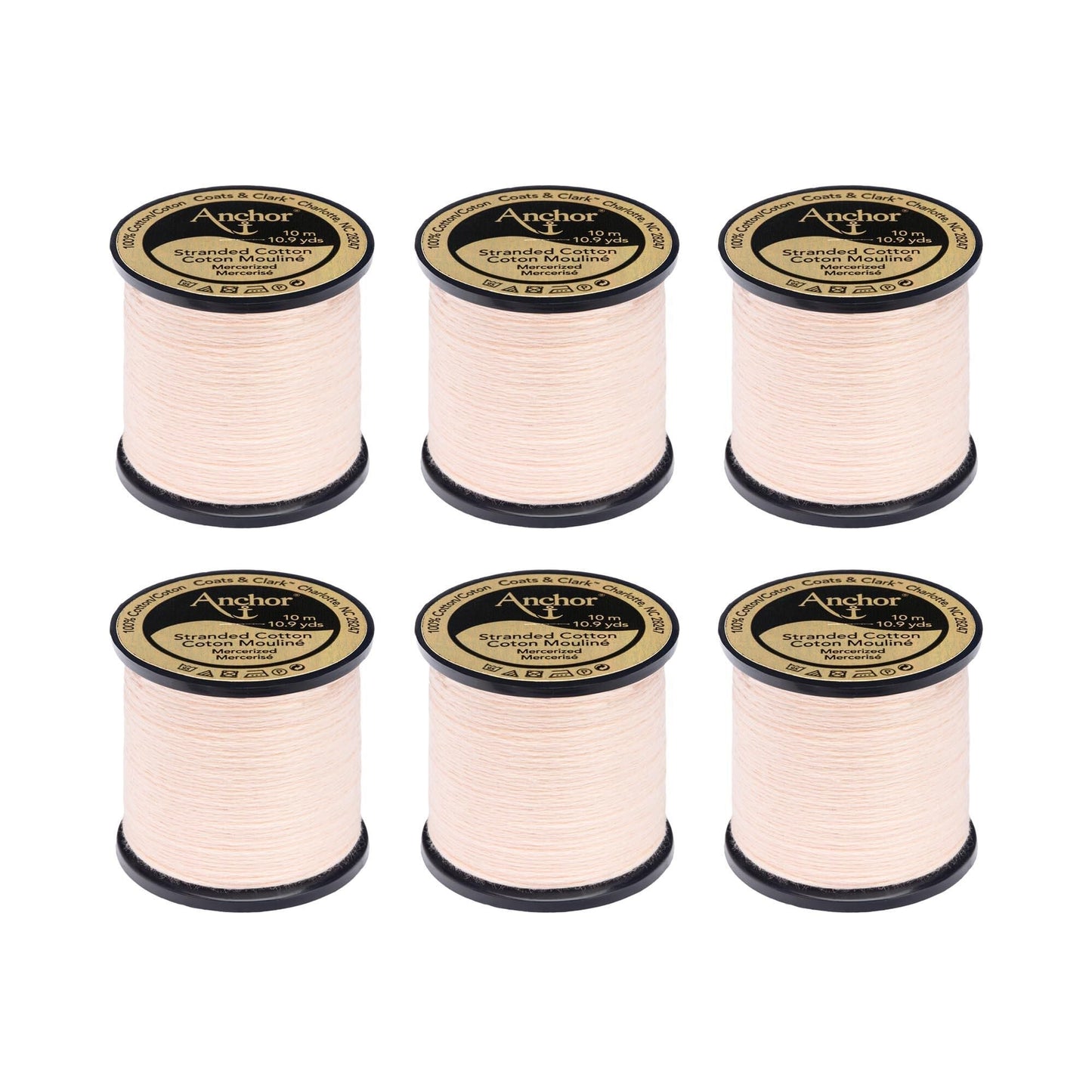 Anchor Spooled Floss 10 Meters (6 Pack) - Clearance shades
