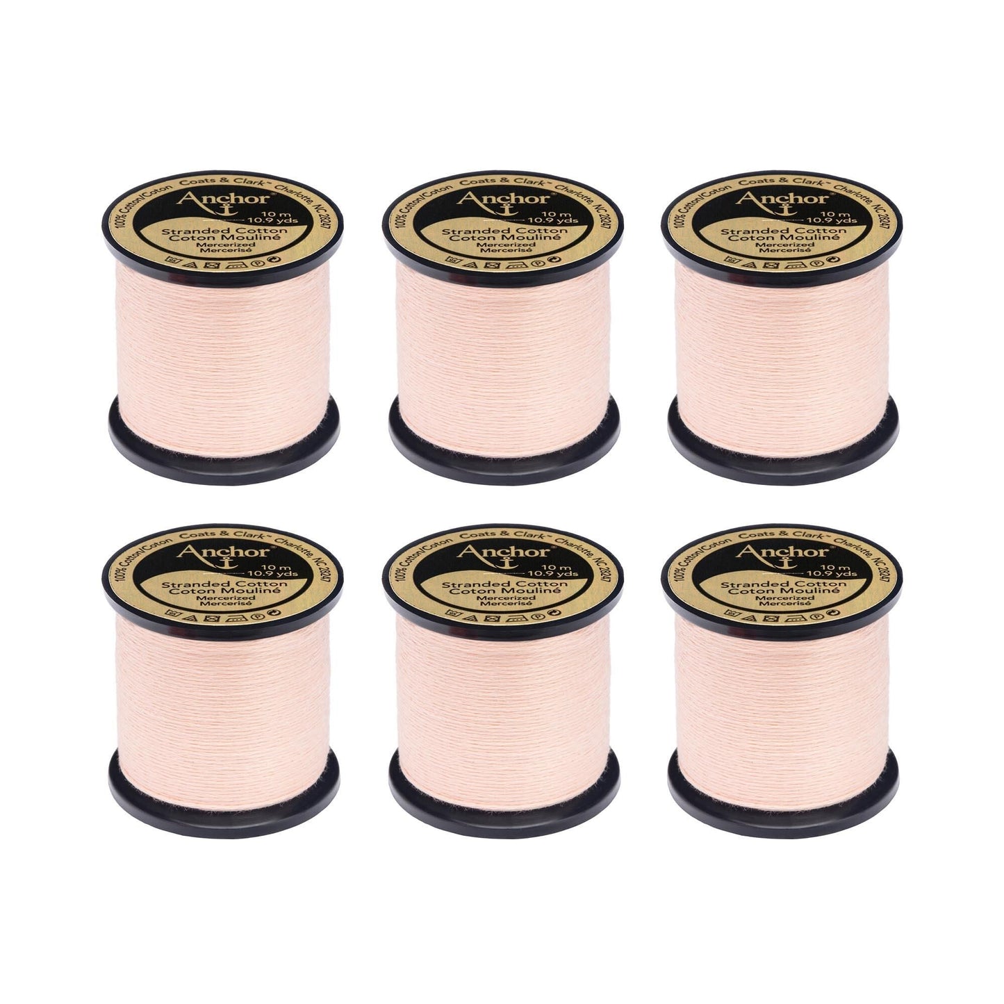 Anchor Spooled Floss 10 Meters (6 Pack) - Clearance shades