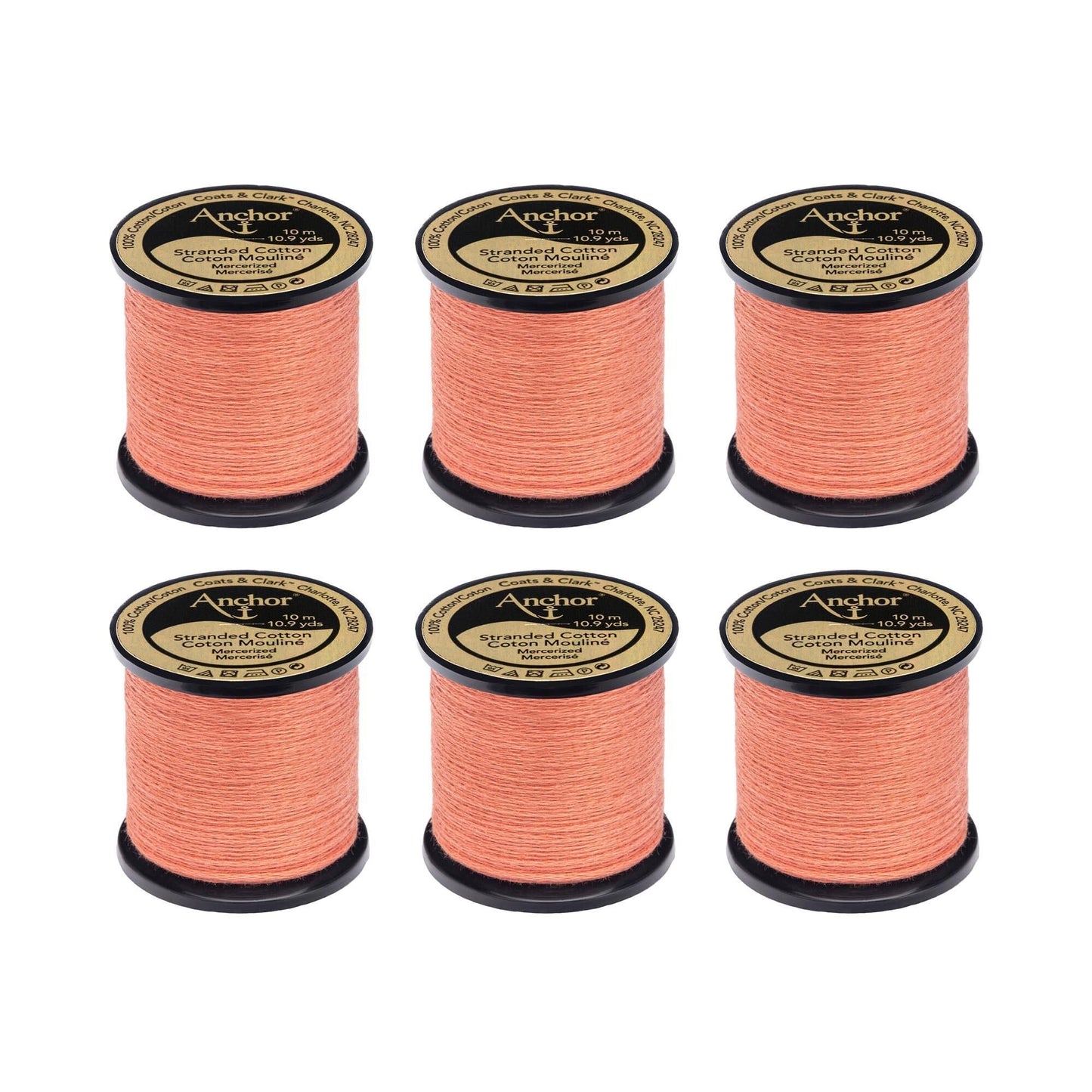 Anchor Spooled Floss 10 Meters (6 Pack) - Clearance shades