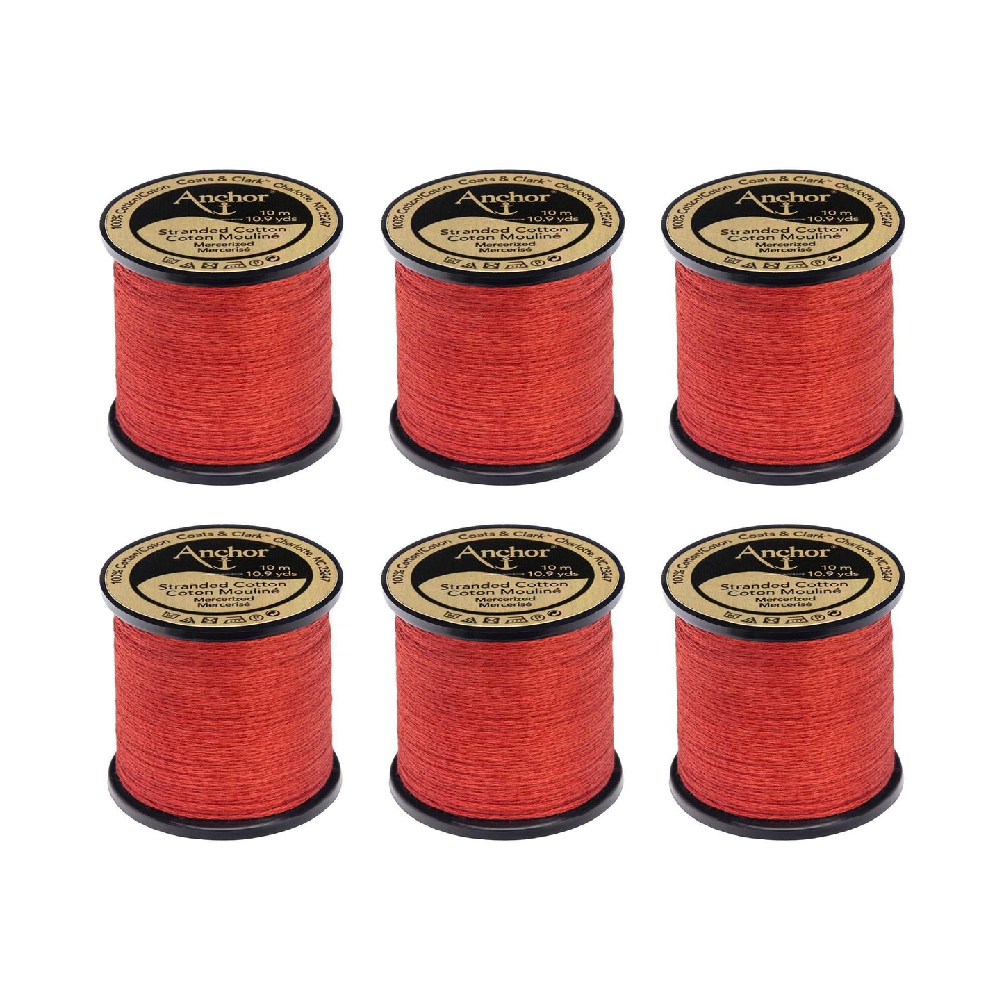 Anchor Spooled Floss 10 Meters (6 Pack) - Clearance shades
