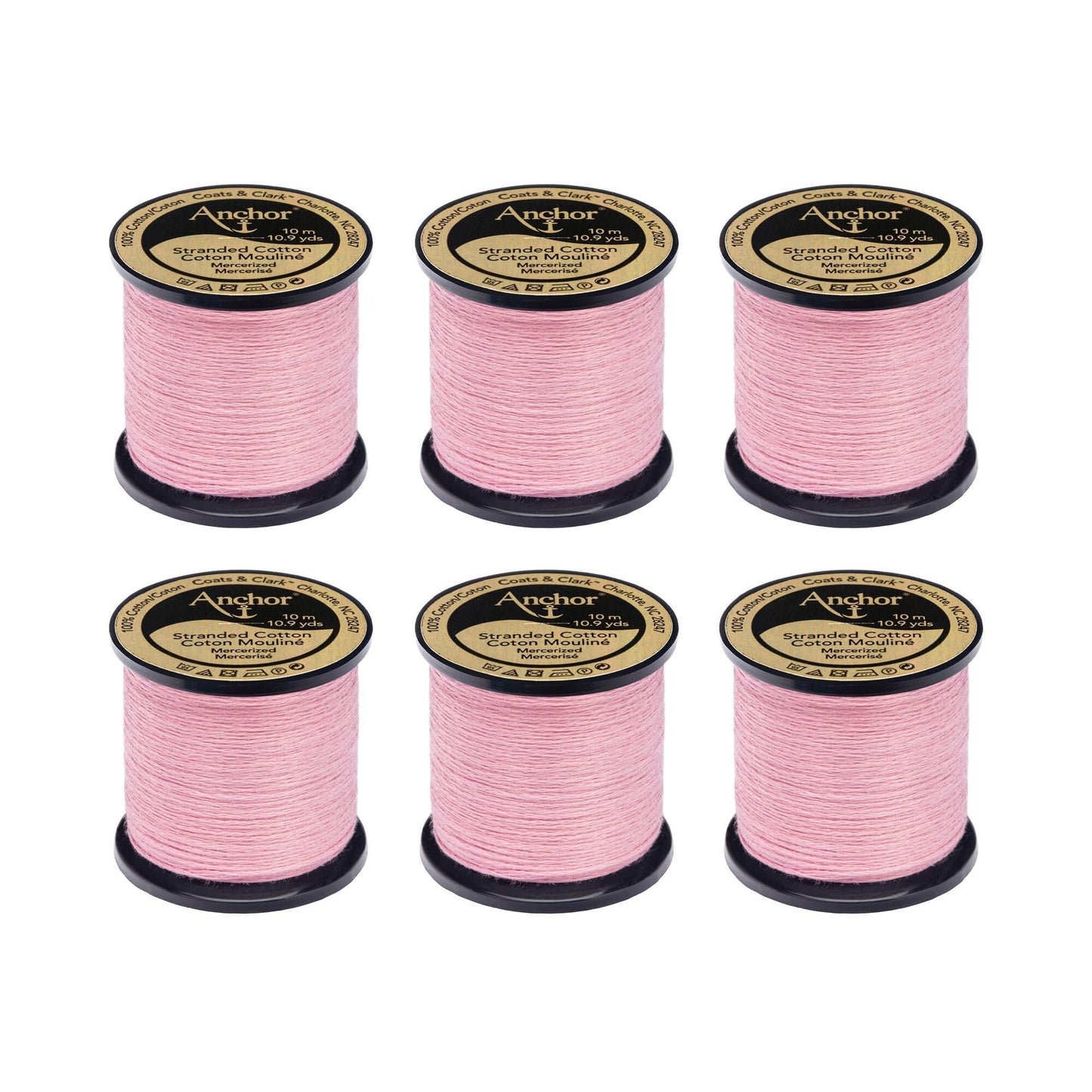 Anchor Spooled Floss 10 Meters (6 Pack) - Clearance shades