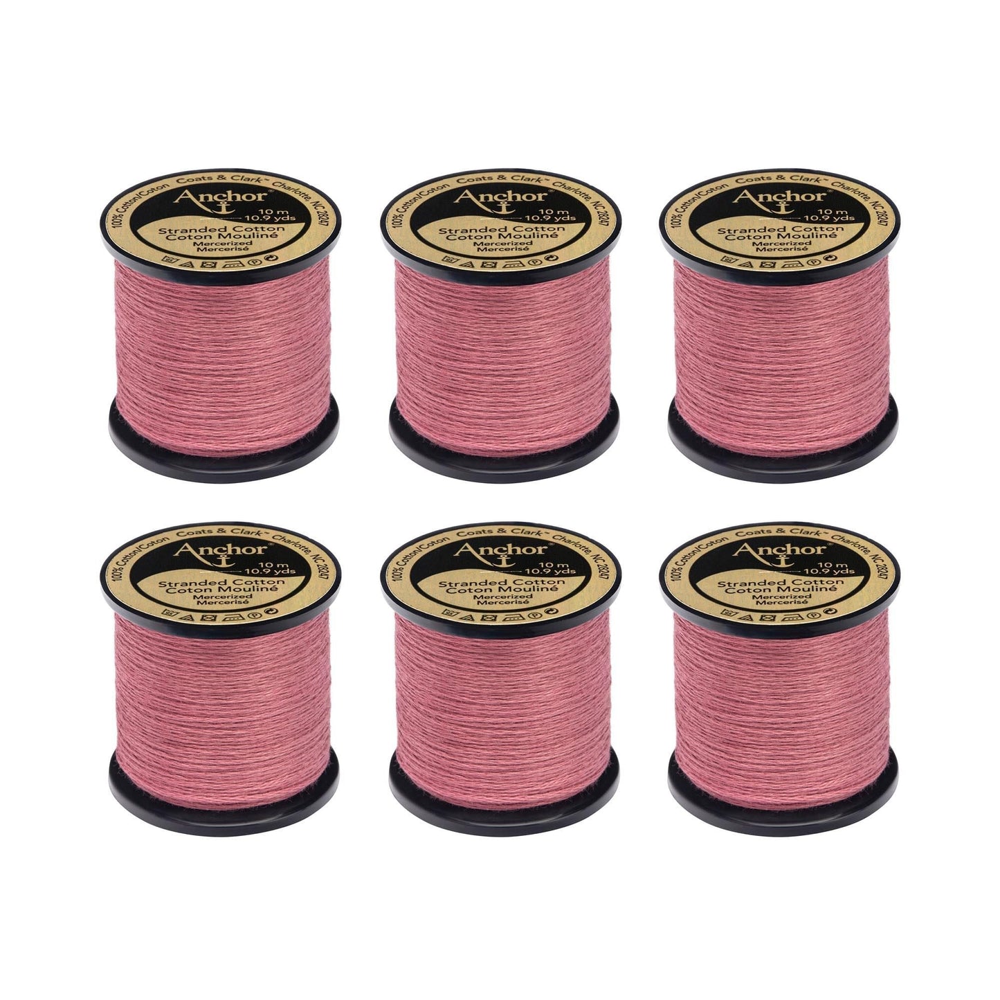 Anchor Spooled Floss 10 Meters (6 Pack) - Clearance shades