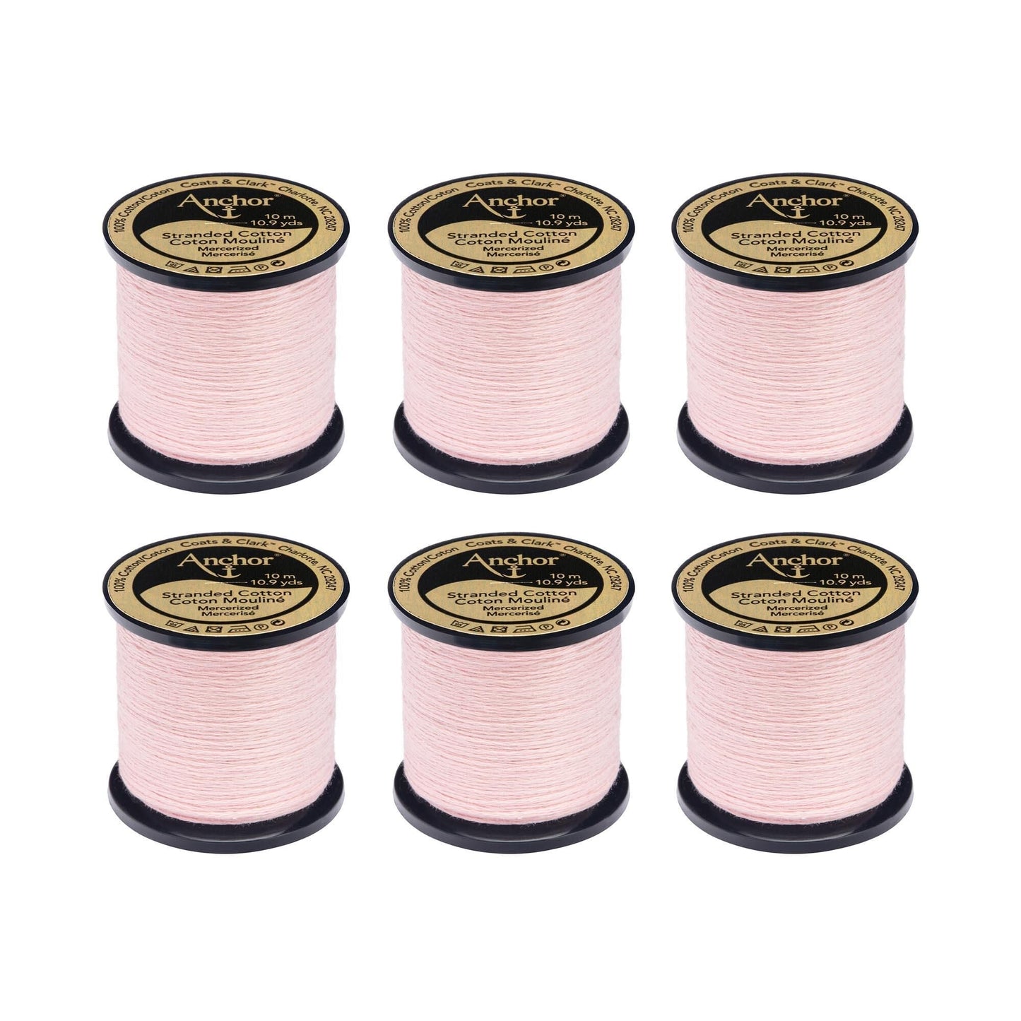 Anchor Spooled Floss 10 Meters (6 Pack) - Clearance shades