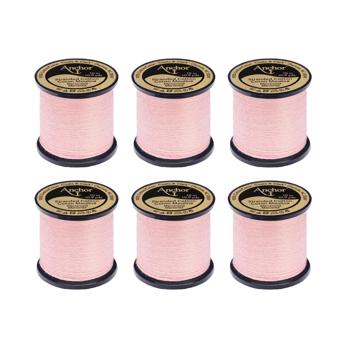 Anchor Spooled Floss 10 Meters (6 Pack) - Clearance shades