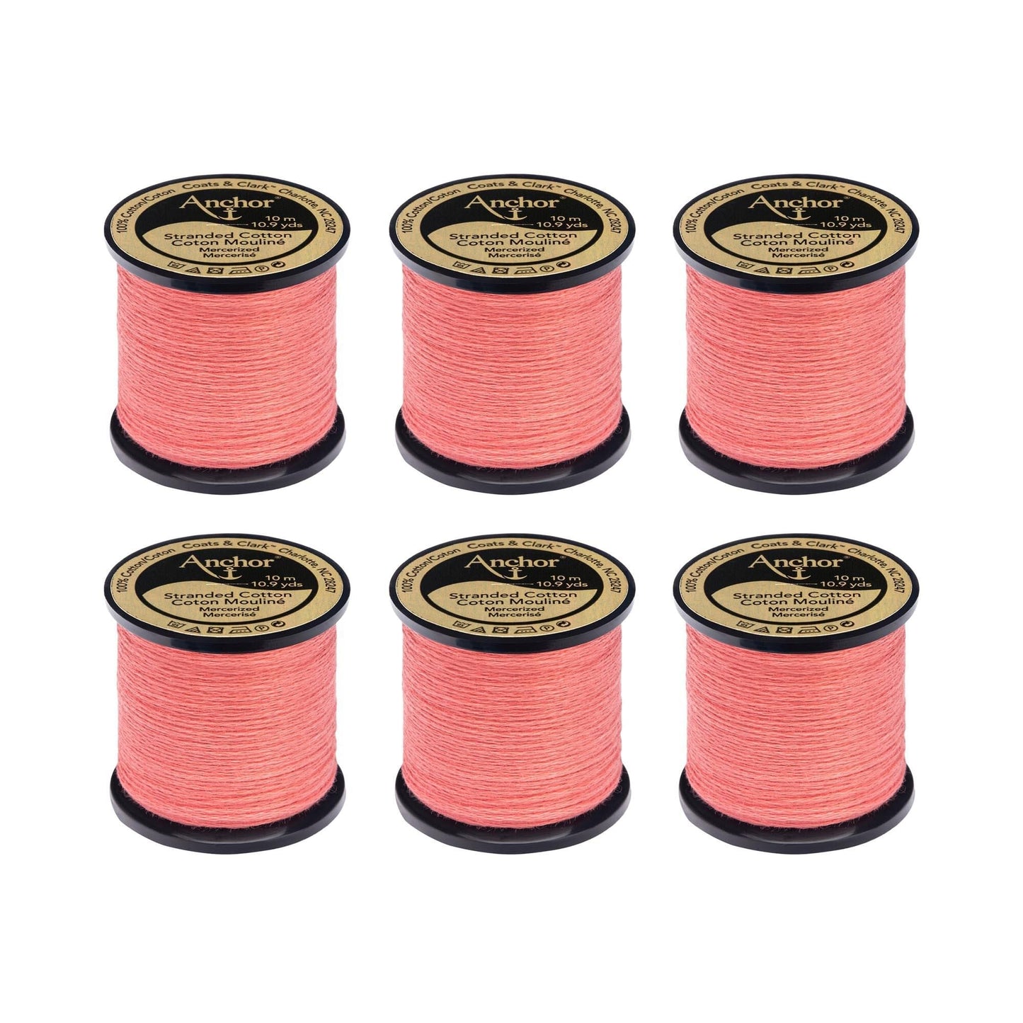 Anchor Spooled Floss 10 Meters (6 Pack) - Clearance shades