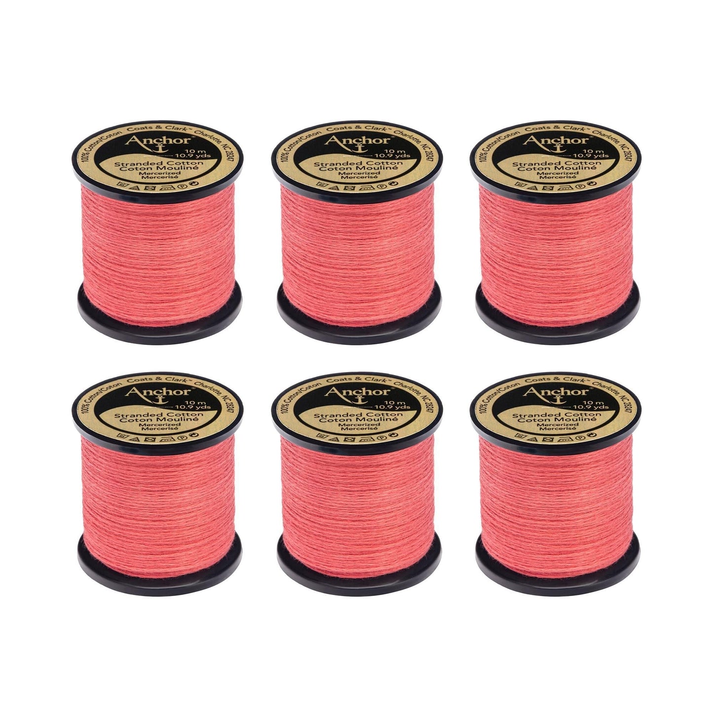 Anchor Spooled Floss 10 Meters (6 Pack) - Clearance shades