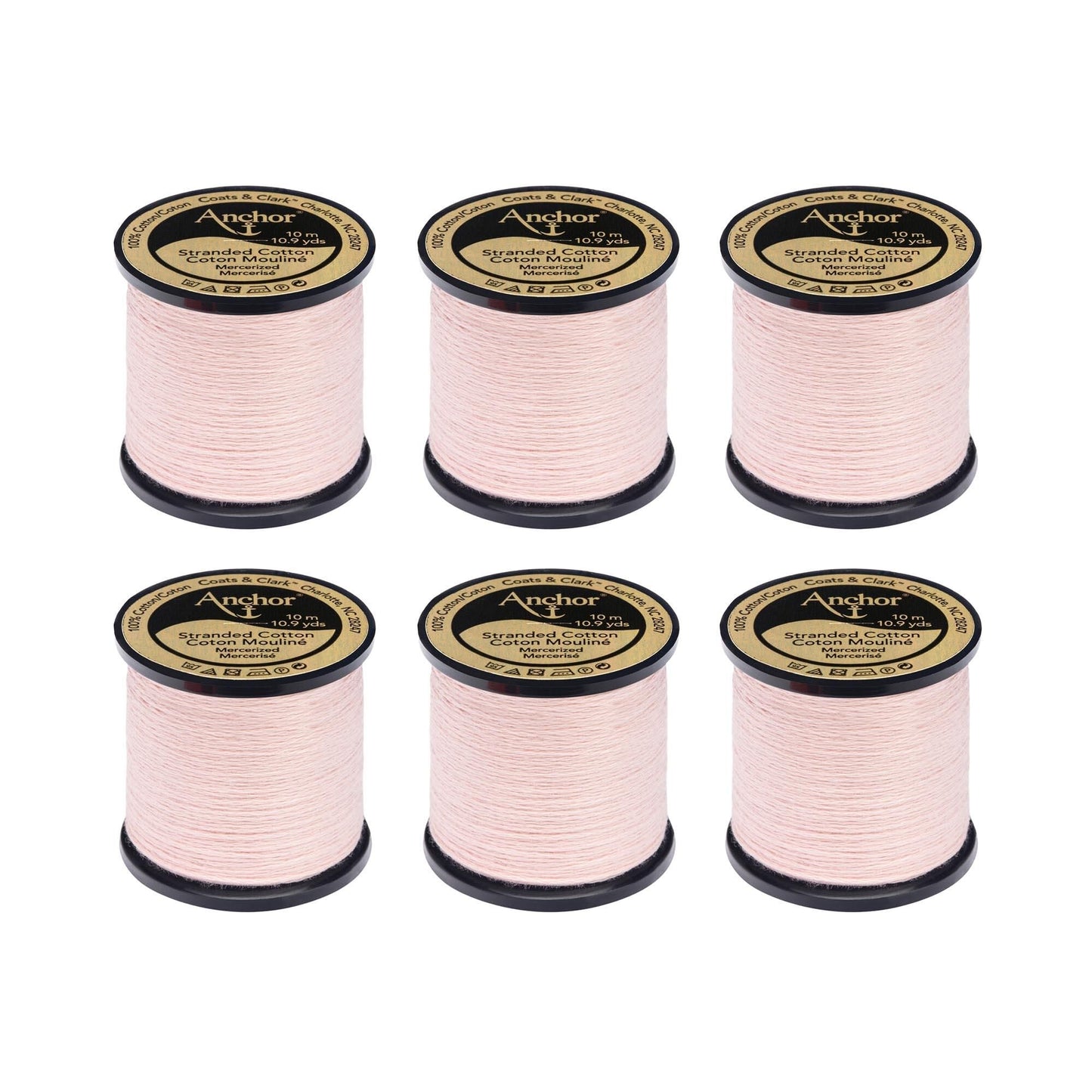 Anchor Spooled Floss 10 Meters (6 Pack) - Clearance shades