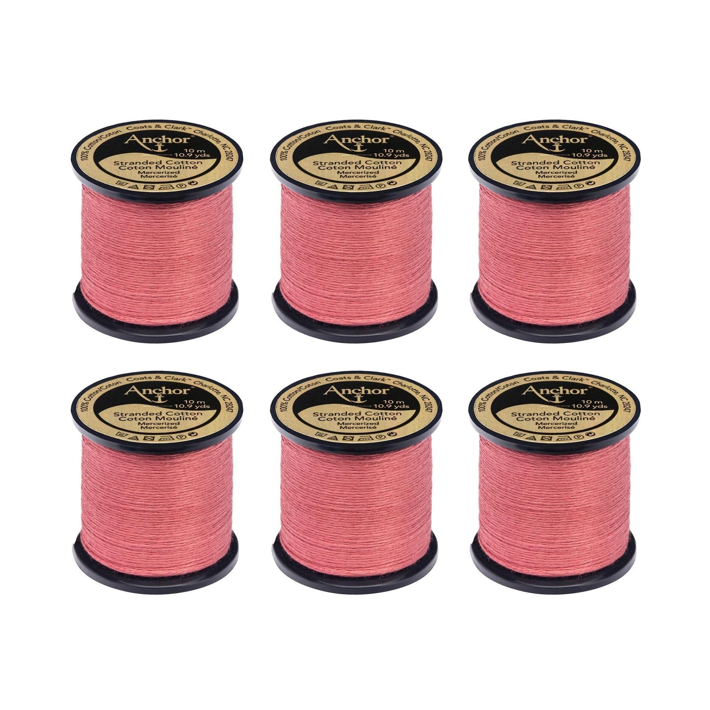 Anchor Spooled Floss 10 Meters (6 Pack) - Clearance shades