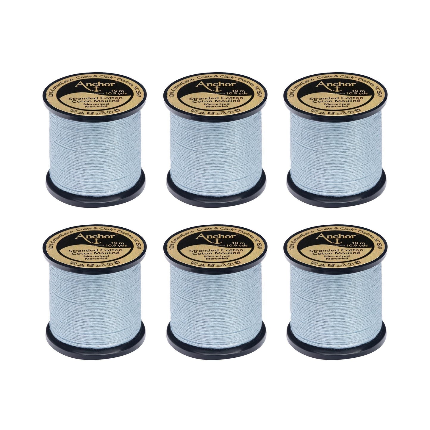 Anchor Spooled Floss 10 Meters (6 Pack) - Clearance shades