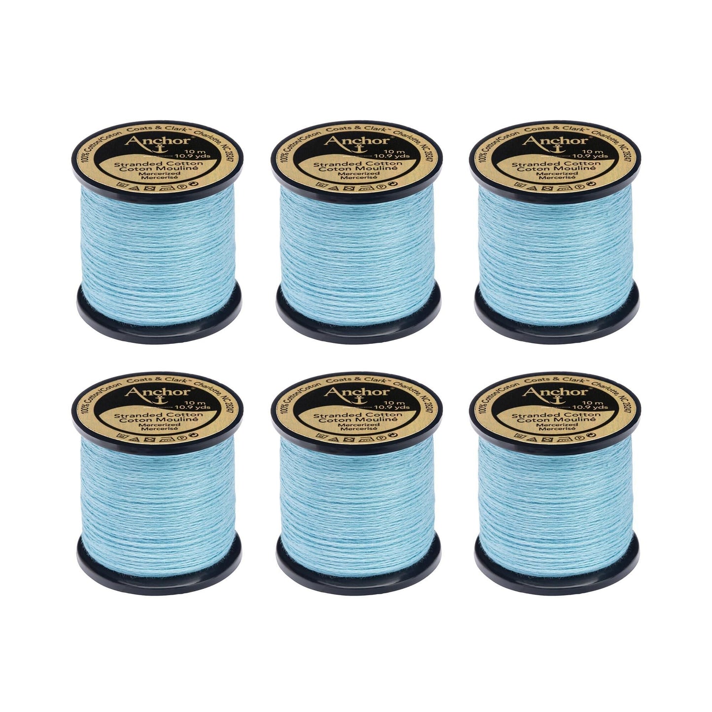 Anchor Spooled Floss 10 Meters (6 Pack) - Clearance shades