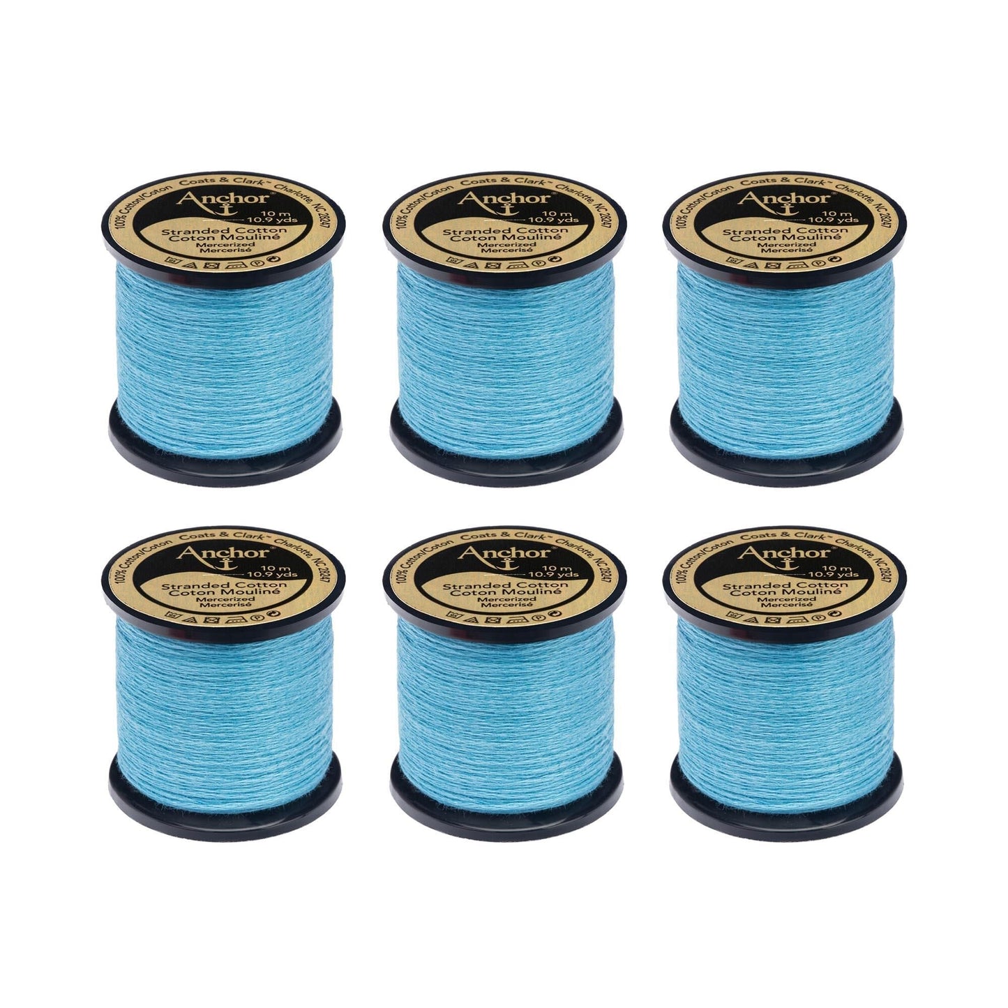 Anchor Spooled Floss 10 Meters (6 Pack) - Clearance shades