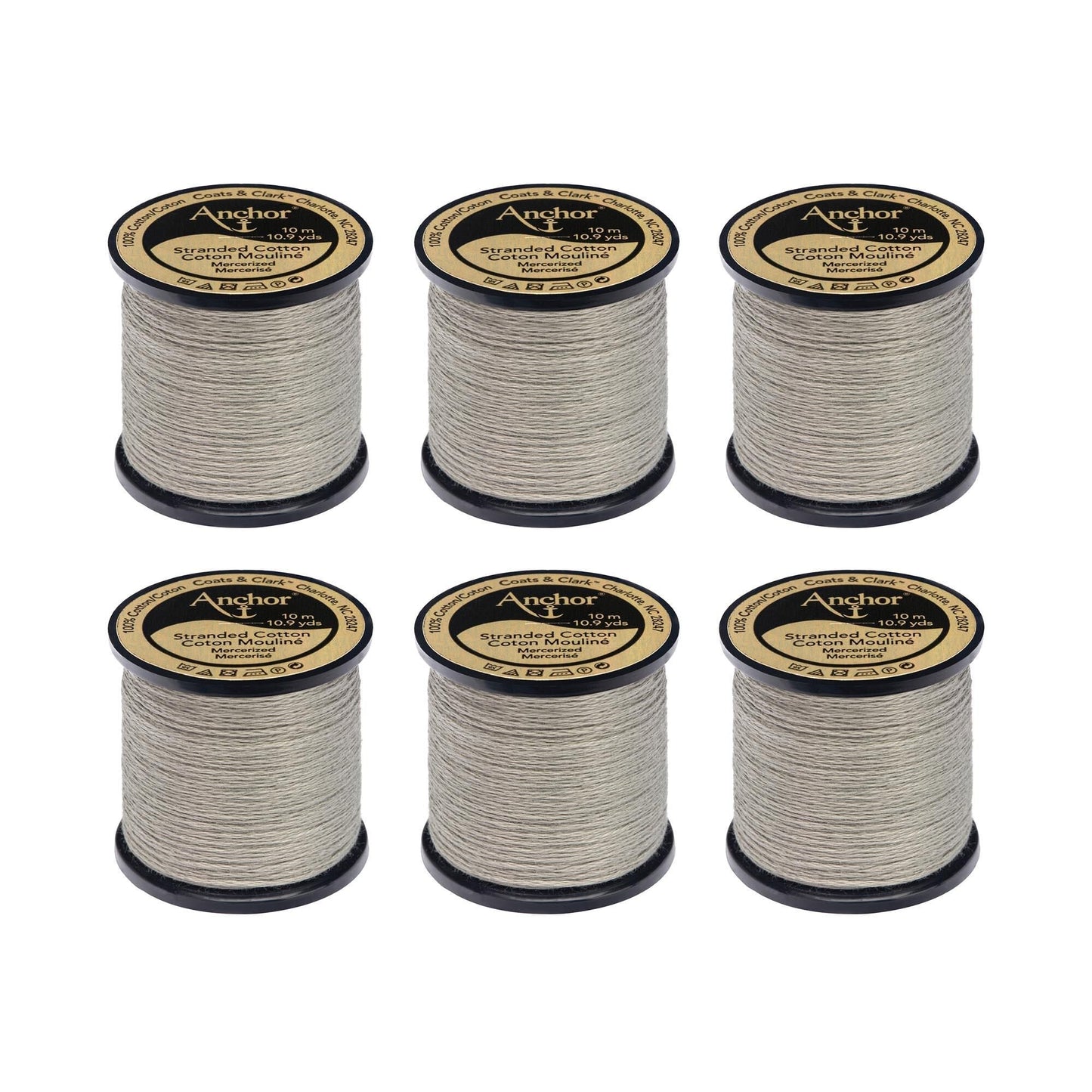 Anchor Spooled Floss 10 Meters (6 Pack) - Clearance shades