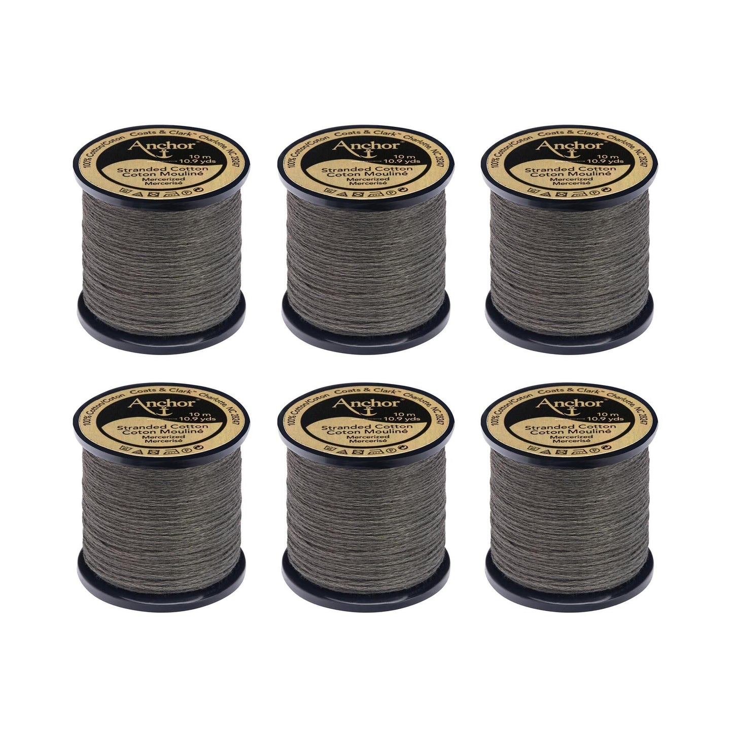 Anchor Spooled Floss 10 Meters (6 Pack) - Clearance shades